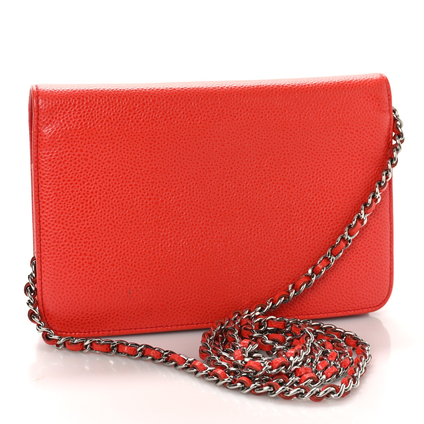 Caviar Timeless CC Wallet on Chain WOC Red