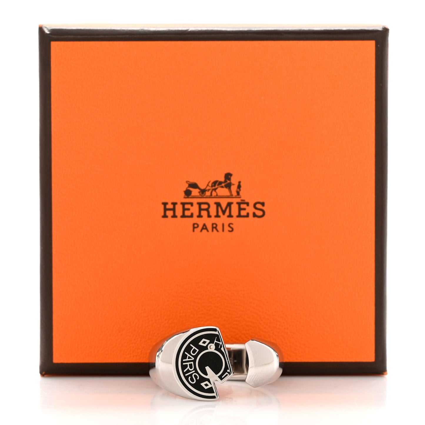Stainless Steel Men's Carrousel Ring 64 Black