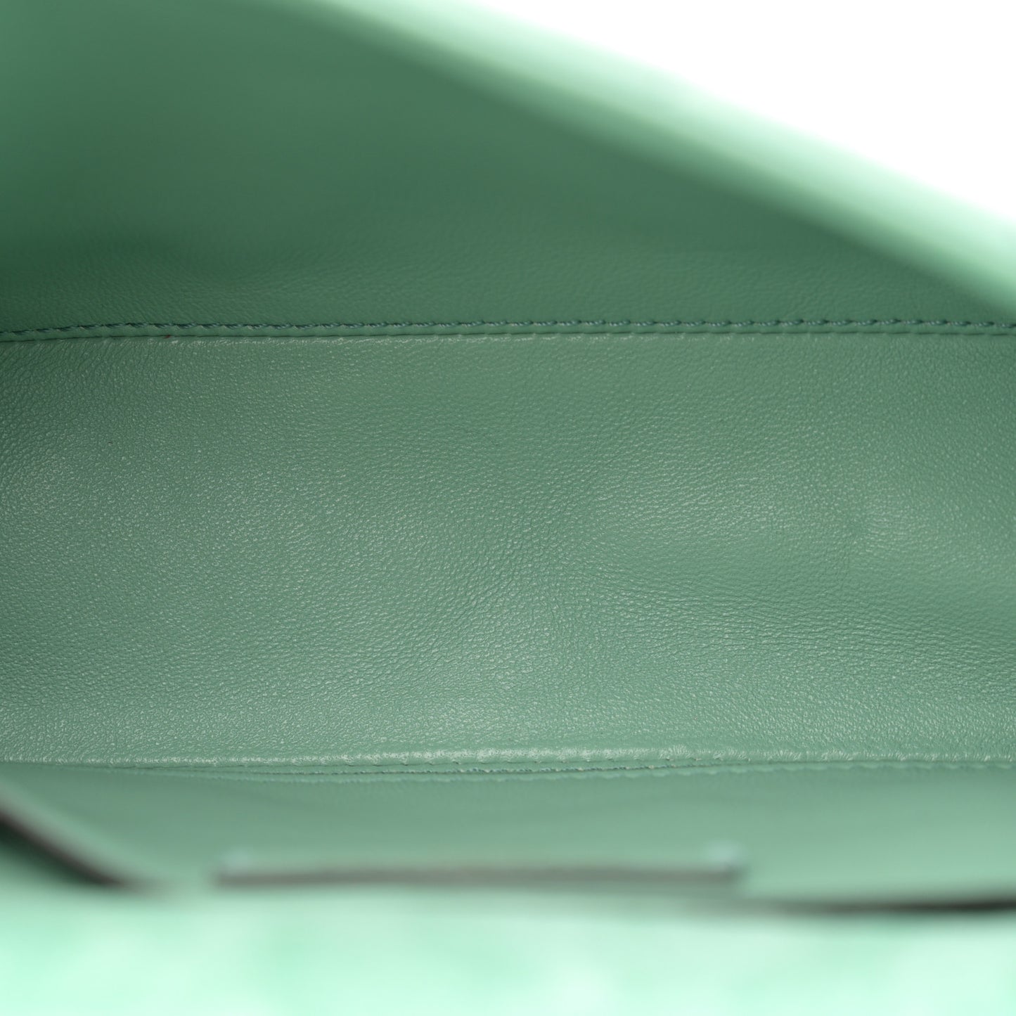 Crystal Suede Small Roman Stud Shoulder Bag Green