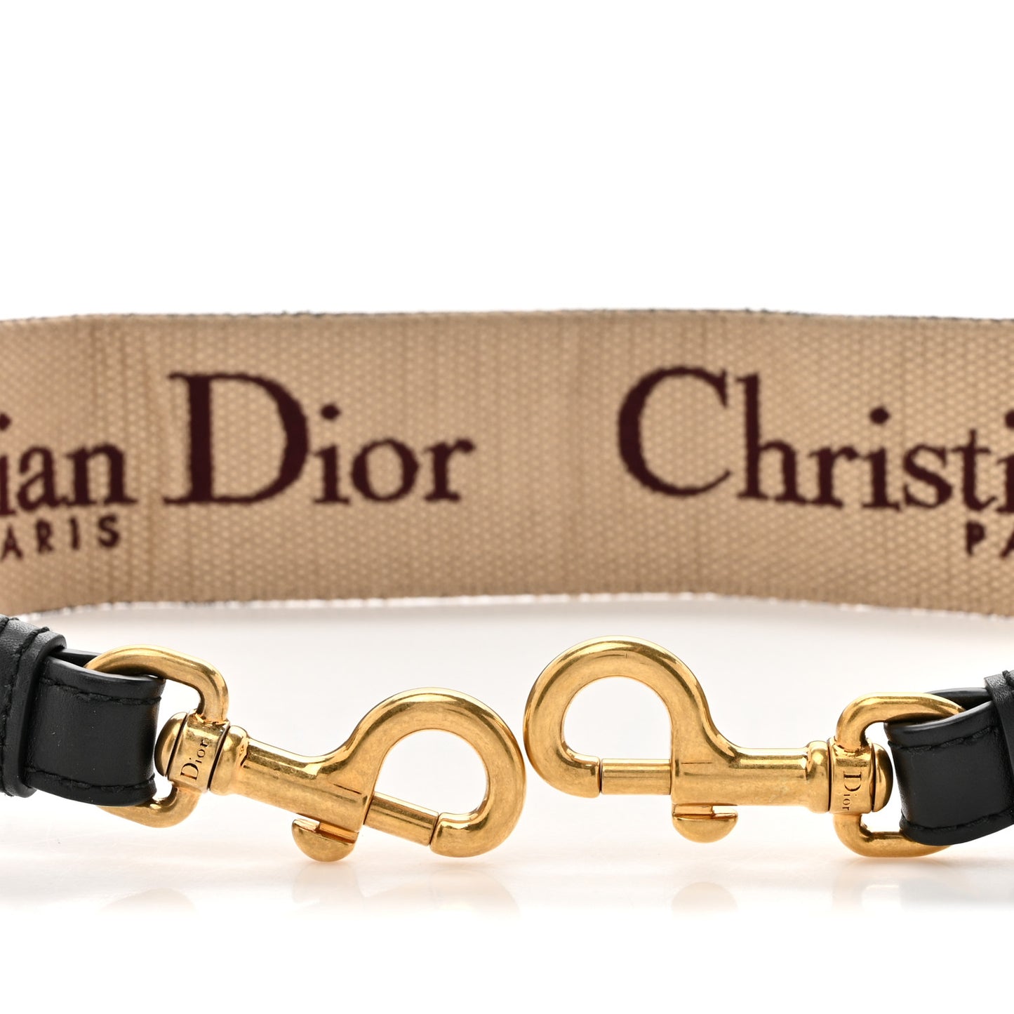 Canvas Embroidered Shoulder Strap Burgundy