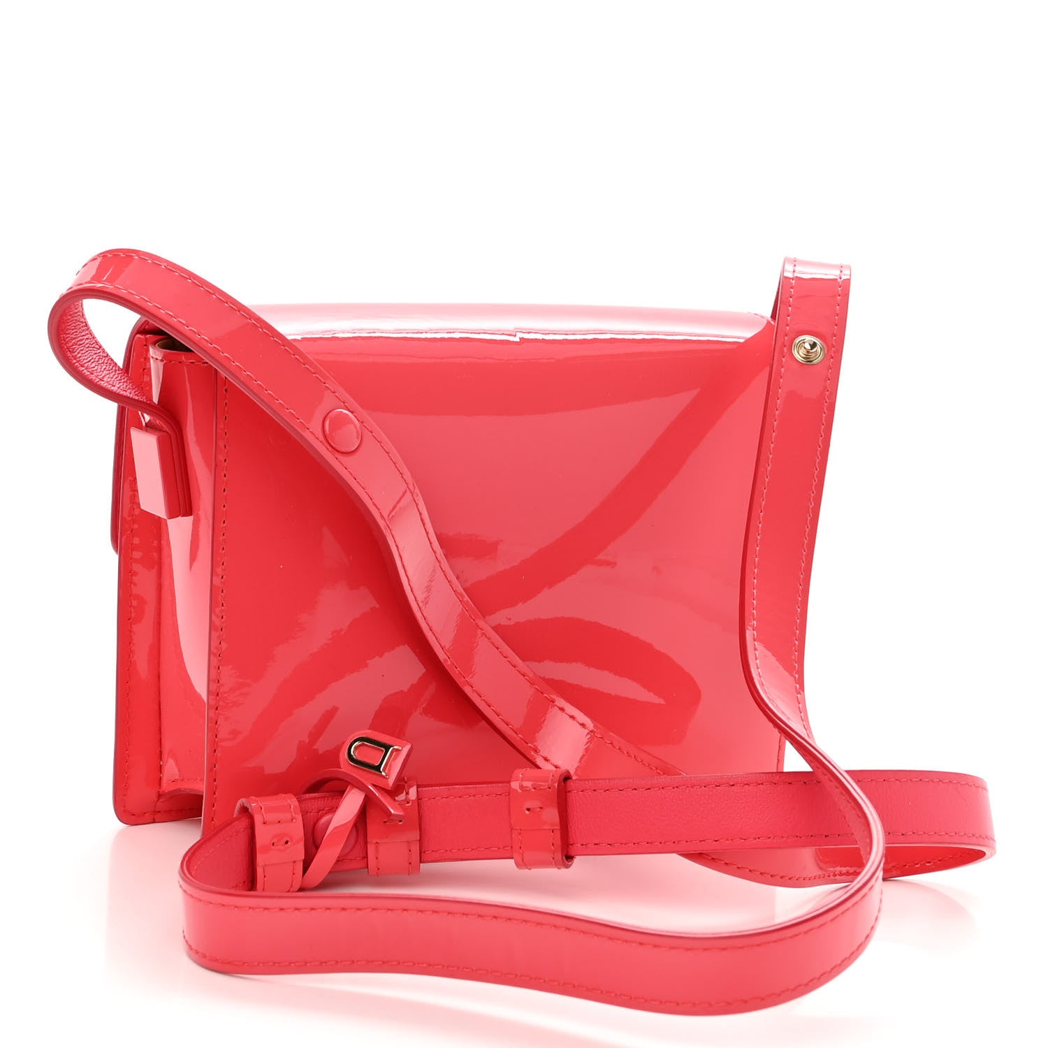 Delvaux Vernis Mini Madame Crossbody Rose Candy 3 of 10