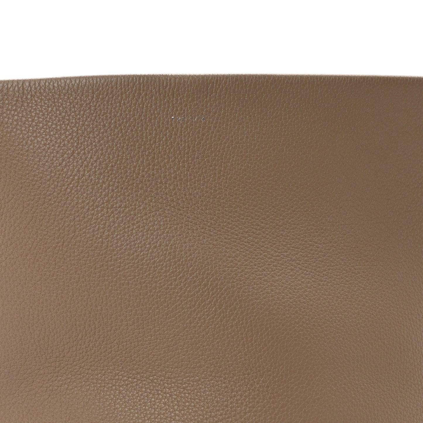 Grained Calfskin Large N/S Park Tote Dark Taupe