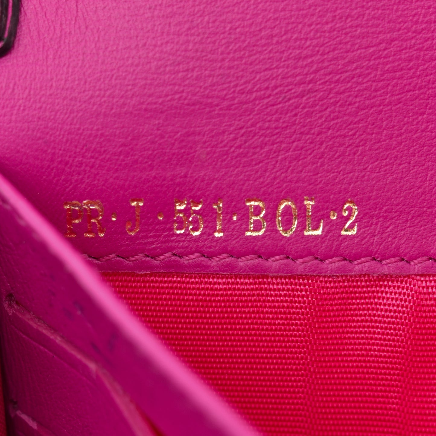 Calfskin Rockstud Flap Wallet On Chain Fuxia