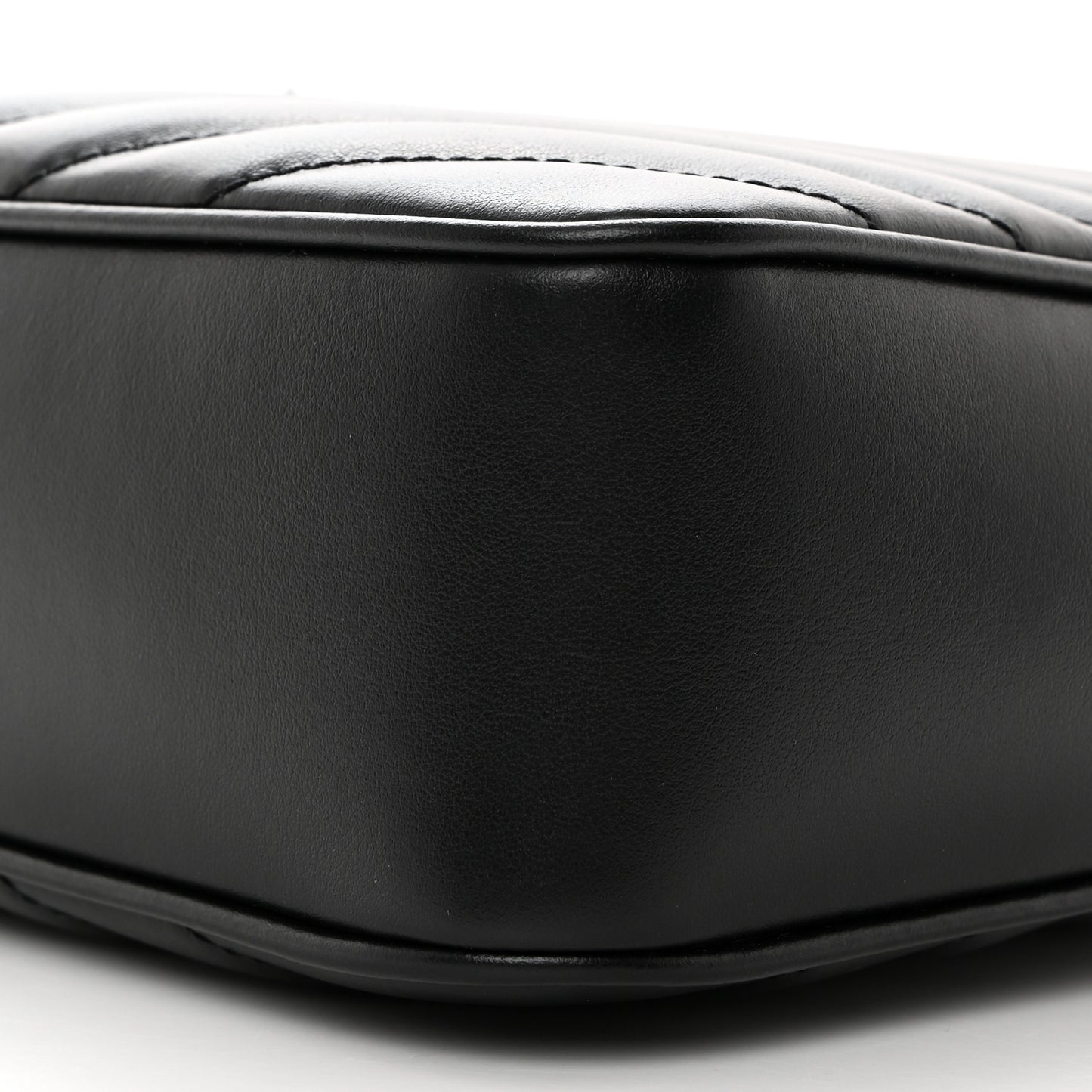 Calfskin Matelasse Monogram Monochrome Lou Camera Bag Black