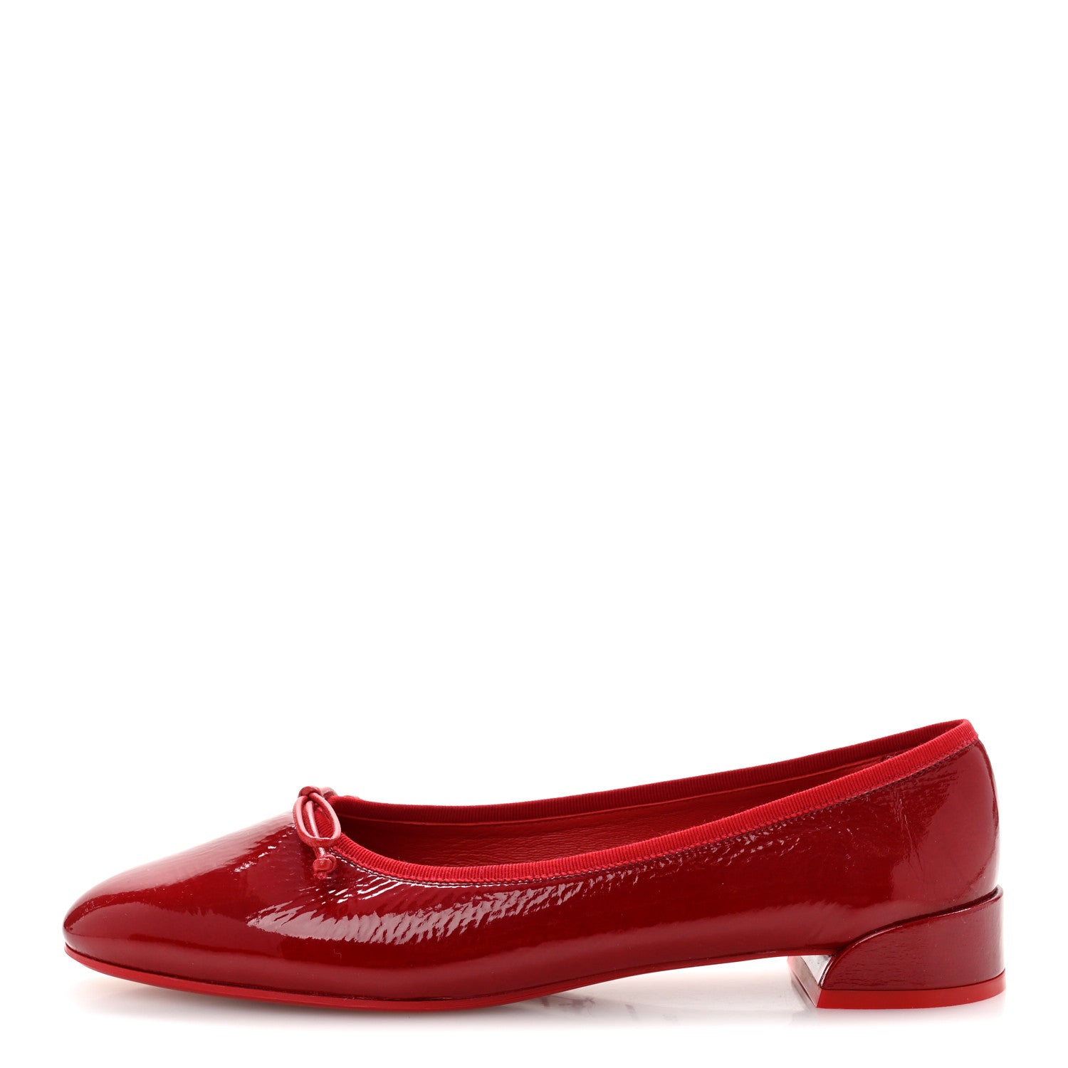 Christian Louboutin Patent Sweetie Jane Ballerina Flats 38.5 Loubi 1 of 8