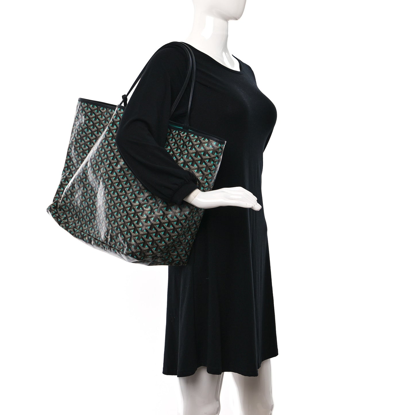 Goyardine Saint Louis Claire Voie GM Black Opaline