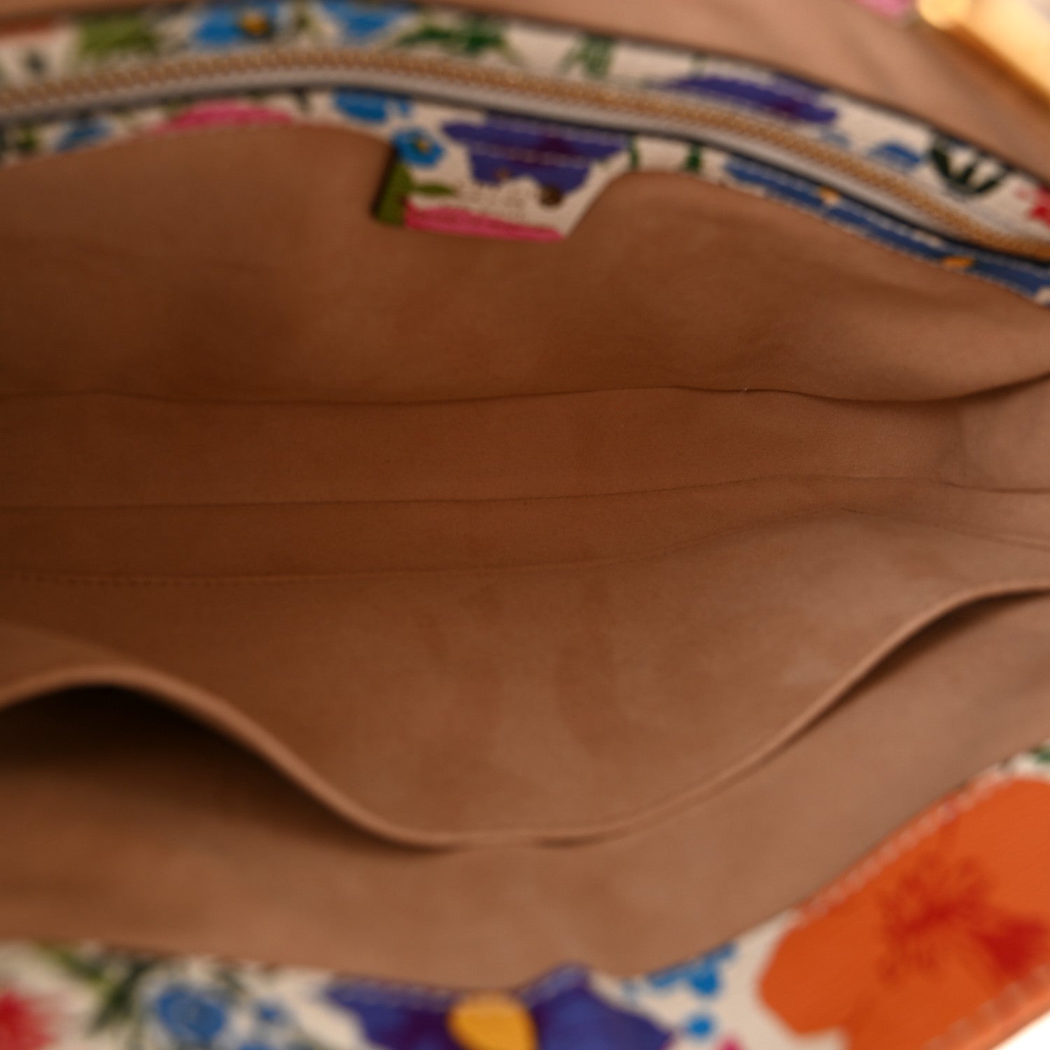 Gucci X KEN SCOTT New Shangai Calfskin Jardin D'Avril Floral Print Small Jackie 1961 Hobo Ivory Pink 5 of 11