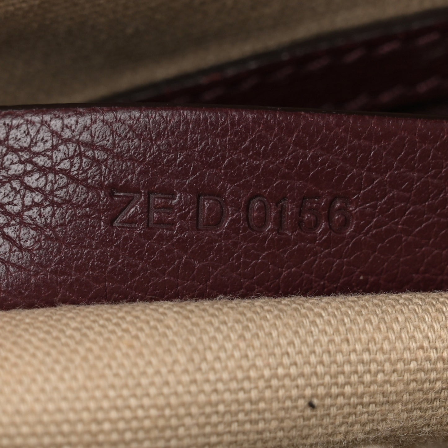 Sugar Goatskin Small Antigona Oxblood