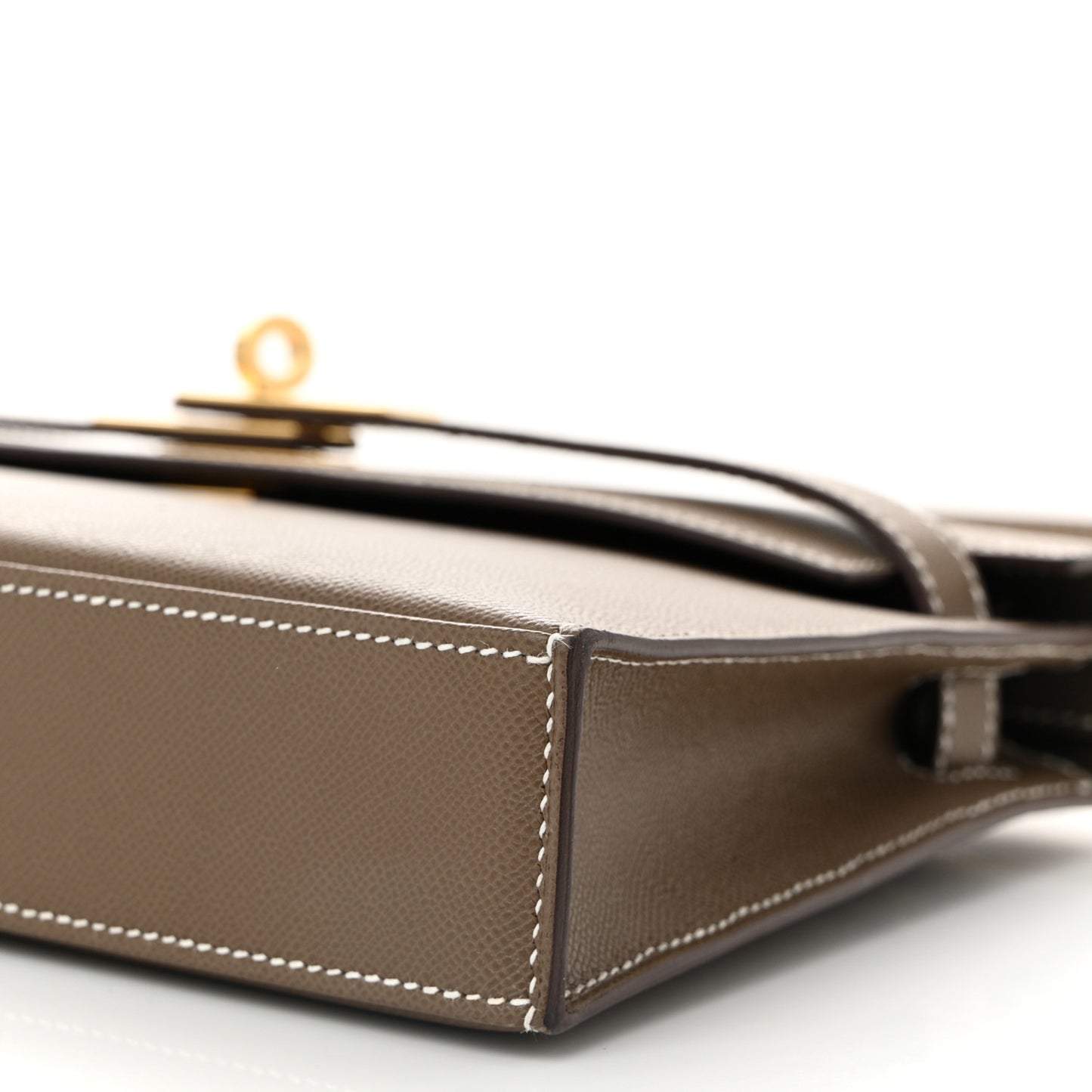 Madame Calfskin Kelly Elan Etoupe