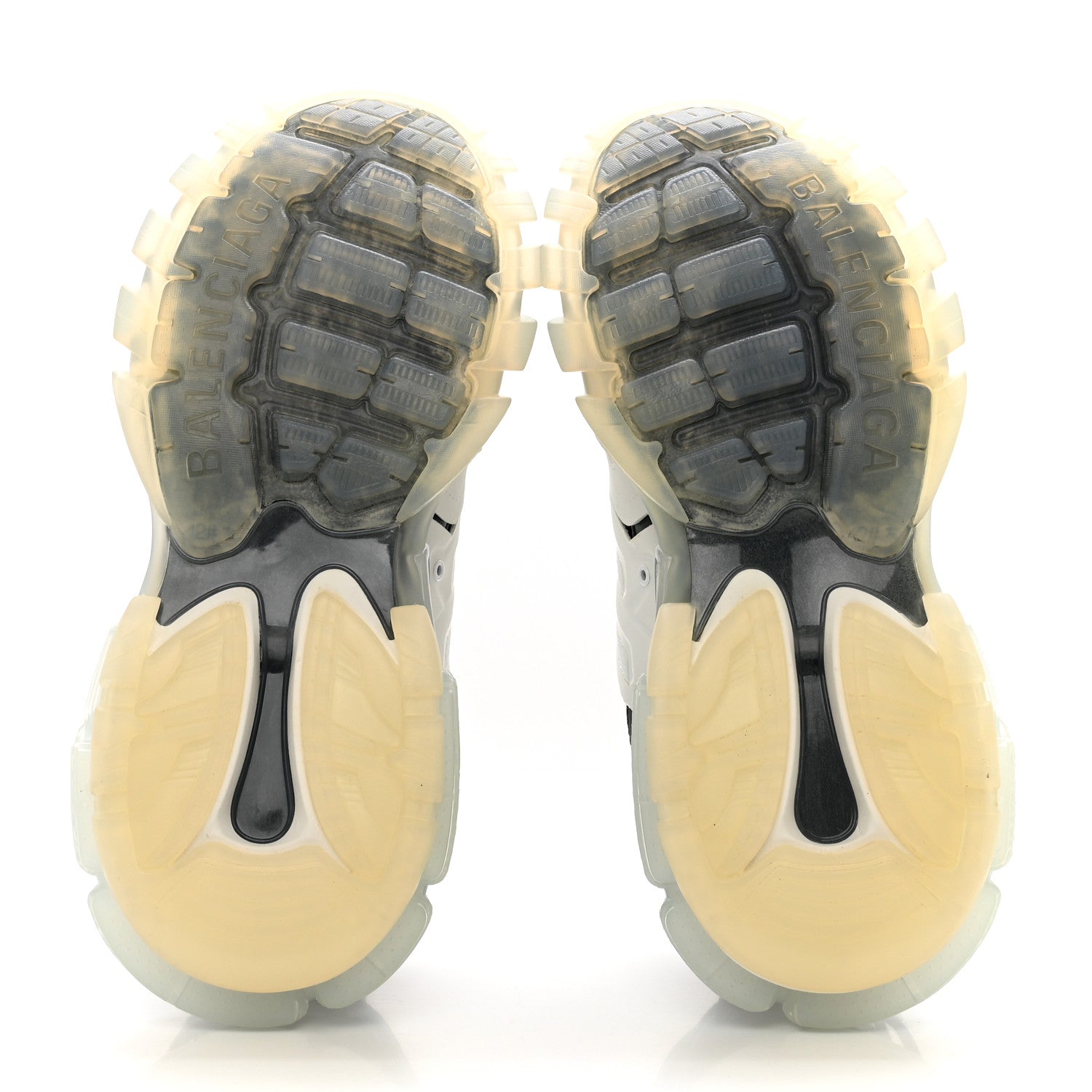 Balenciaga Mesh Nylon Mens Track Sneakers 42 White Black 5 of 7