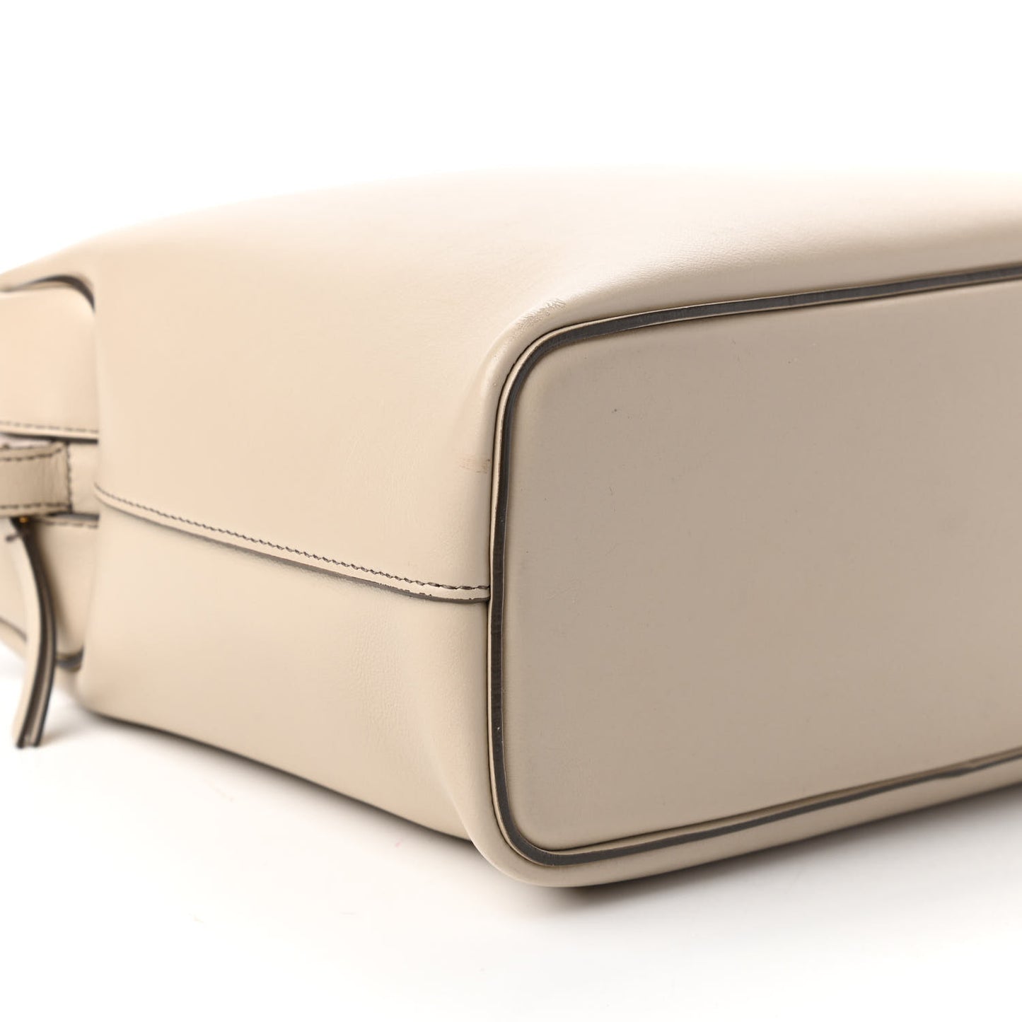 Lambskin Small Soft Cube Satchel Light Taupe
