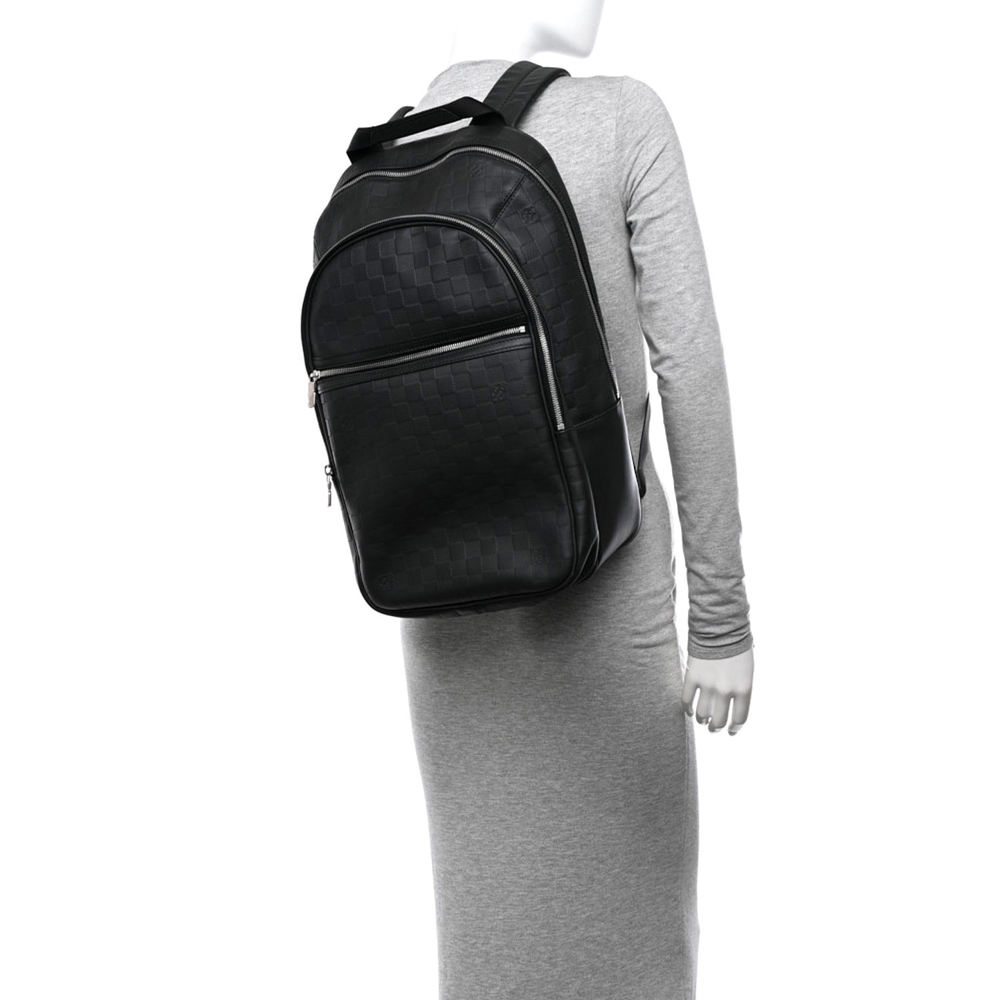 Damier Infini Michael Backpack Black