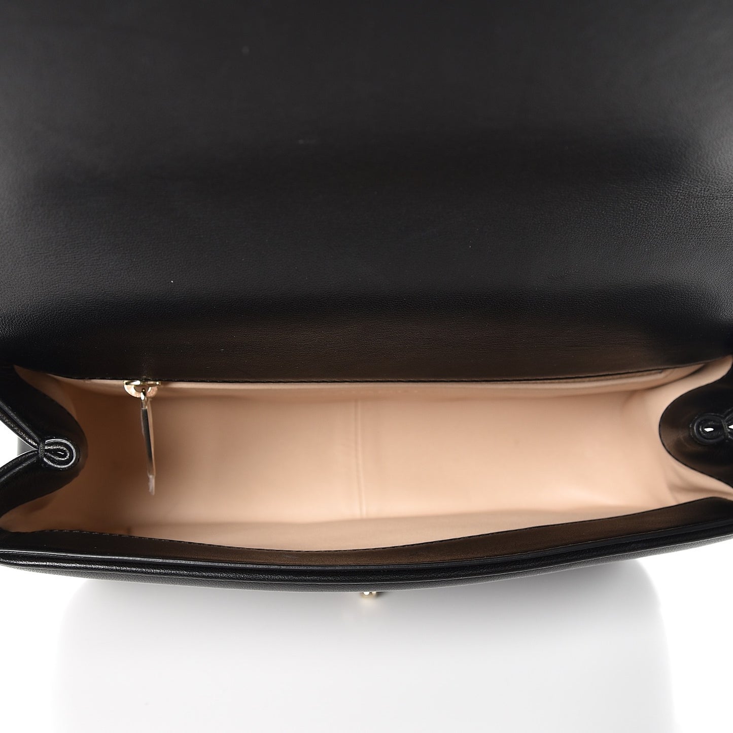Lambskin Small Carry Chic Flap Black