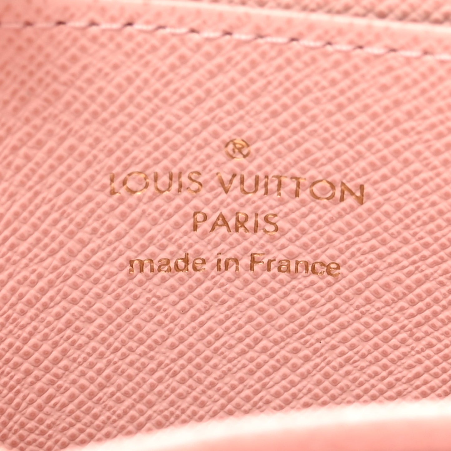 Damier Ebene Zippy Coin Purse Rose Ballerine