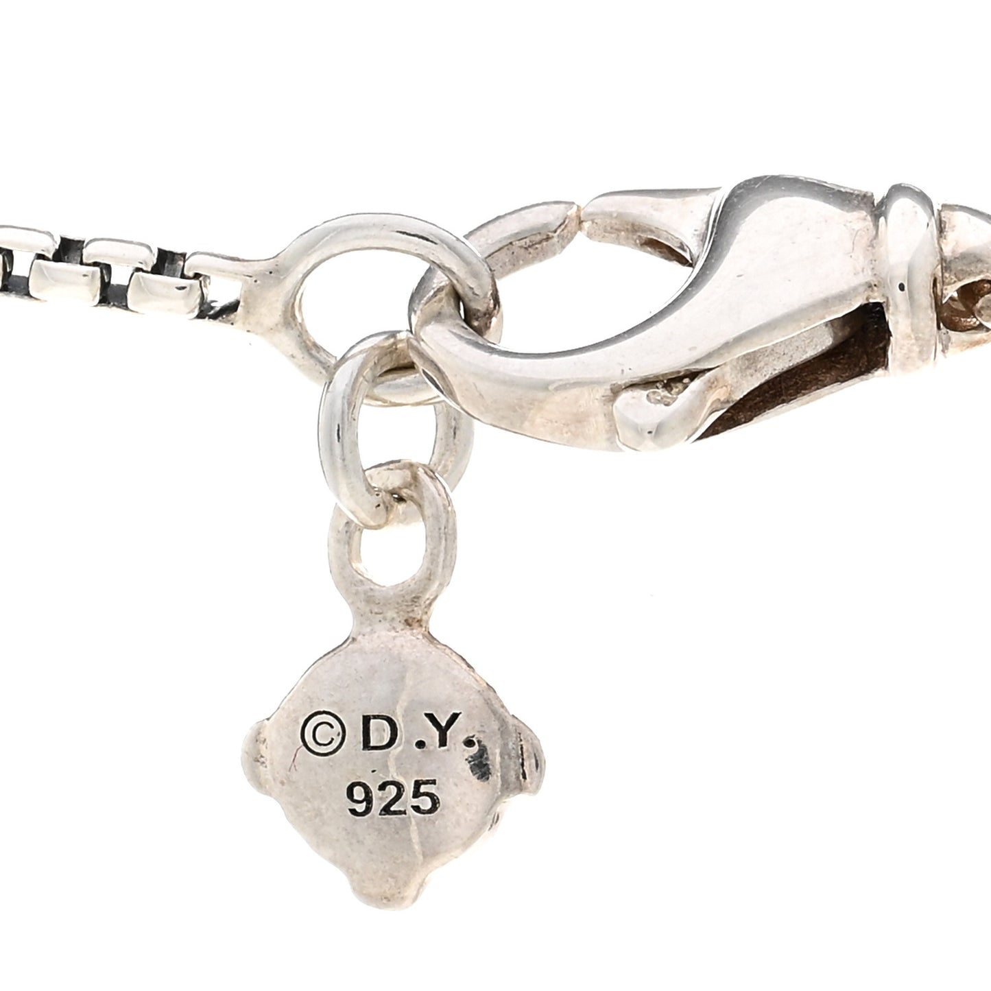 Sterling Silver Diamond Stax Rondelle Pendant Necklace