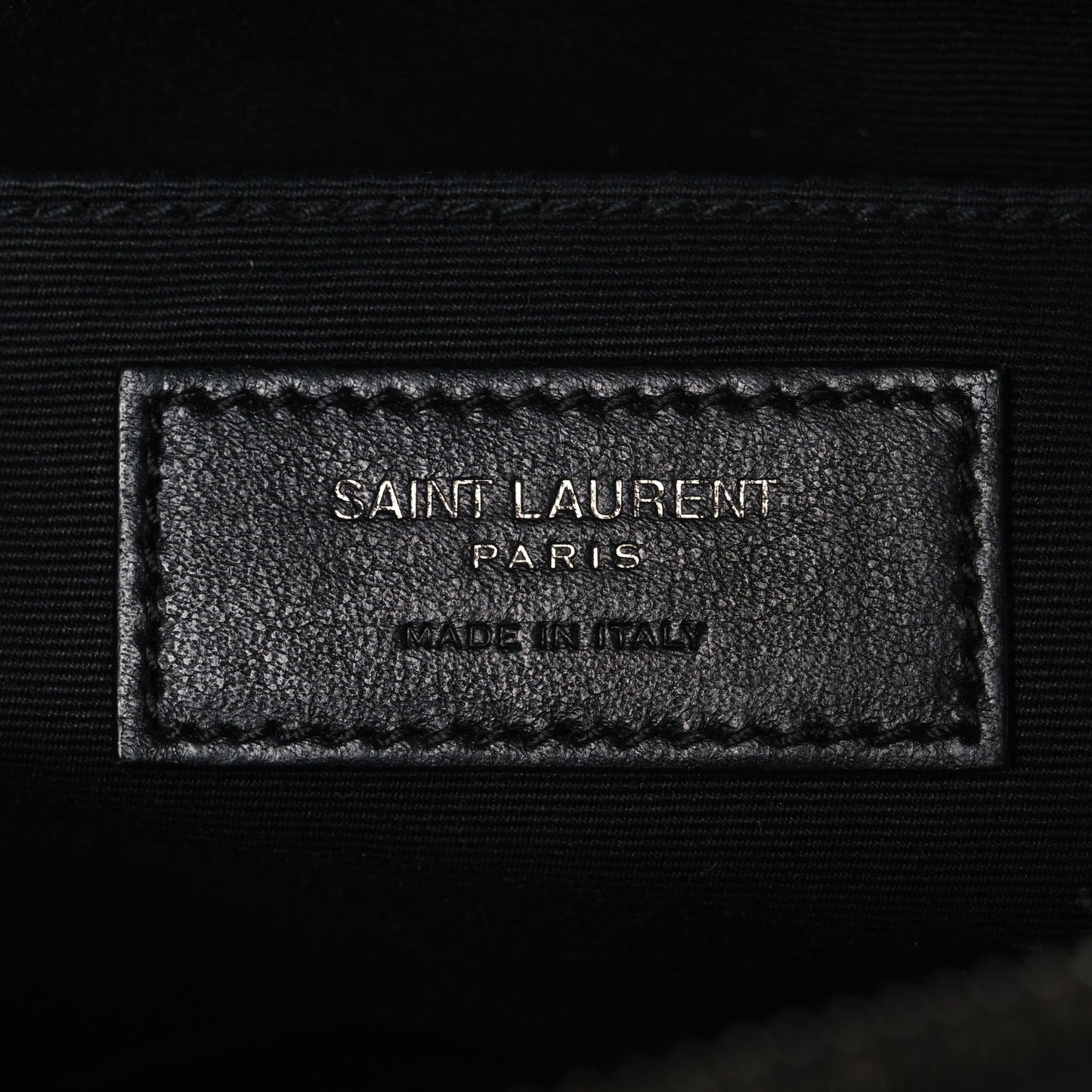 Calfskin Matelasse Monogram Monochrome Lou Camera Bag Black