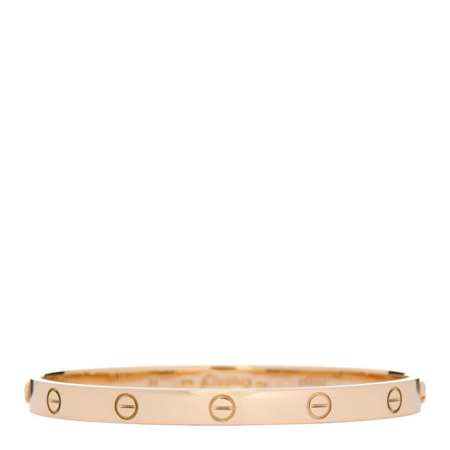 18K Yellow Gold LOVE Bracelet 20