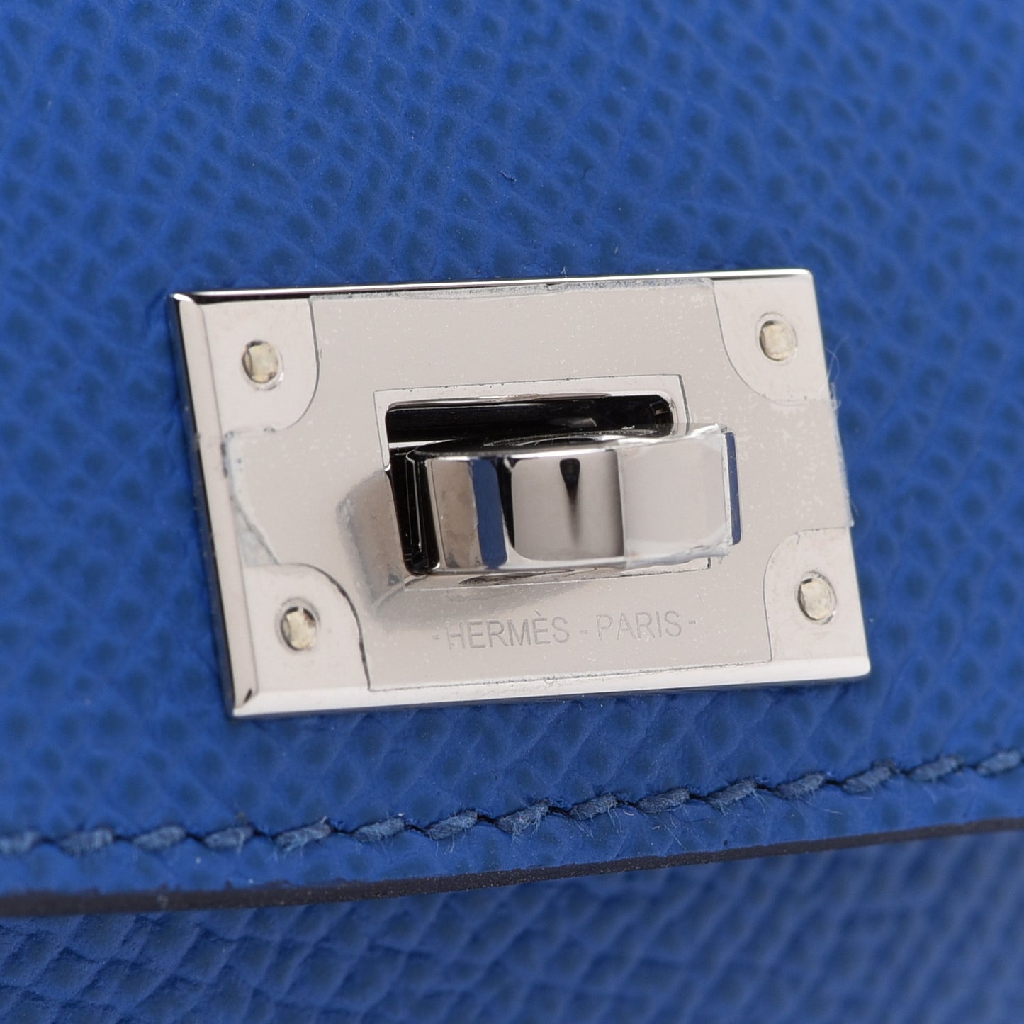 Swift Epsom Pocket Kelly Shoulder Strap Bleu Saphir Bleu France
