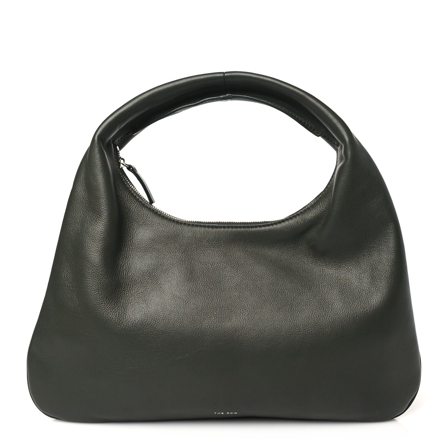 Grained Calfskin Small Everyday Shoulder Bag Olive