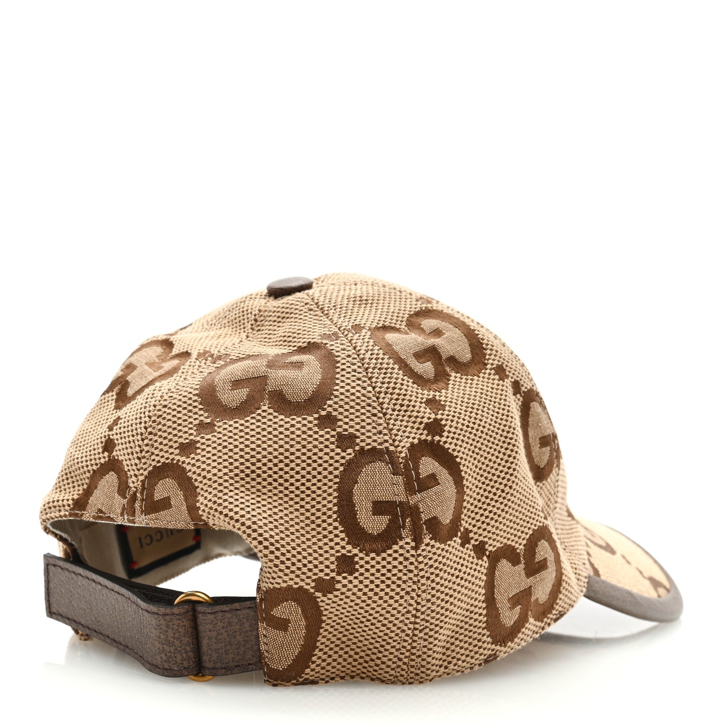 Monogram Jumbo GG Baseball Hat M 57 Camel Ebony