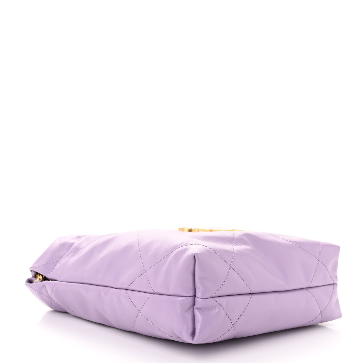 Chanel Shiny Calfskin Quilted Mini Chanel 22 Light Purple 4 of 10