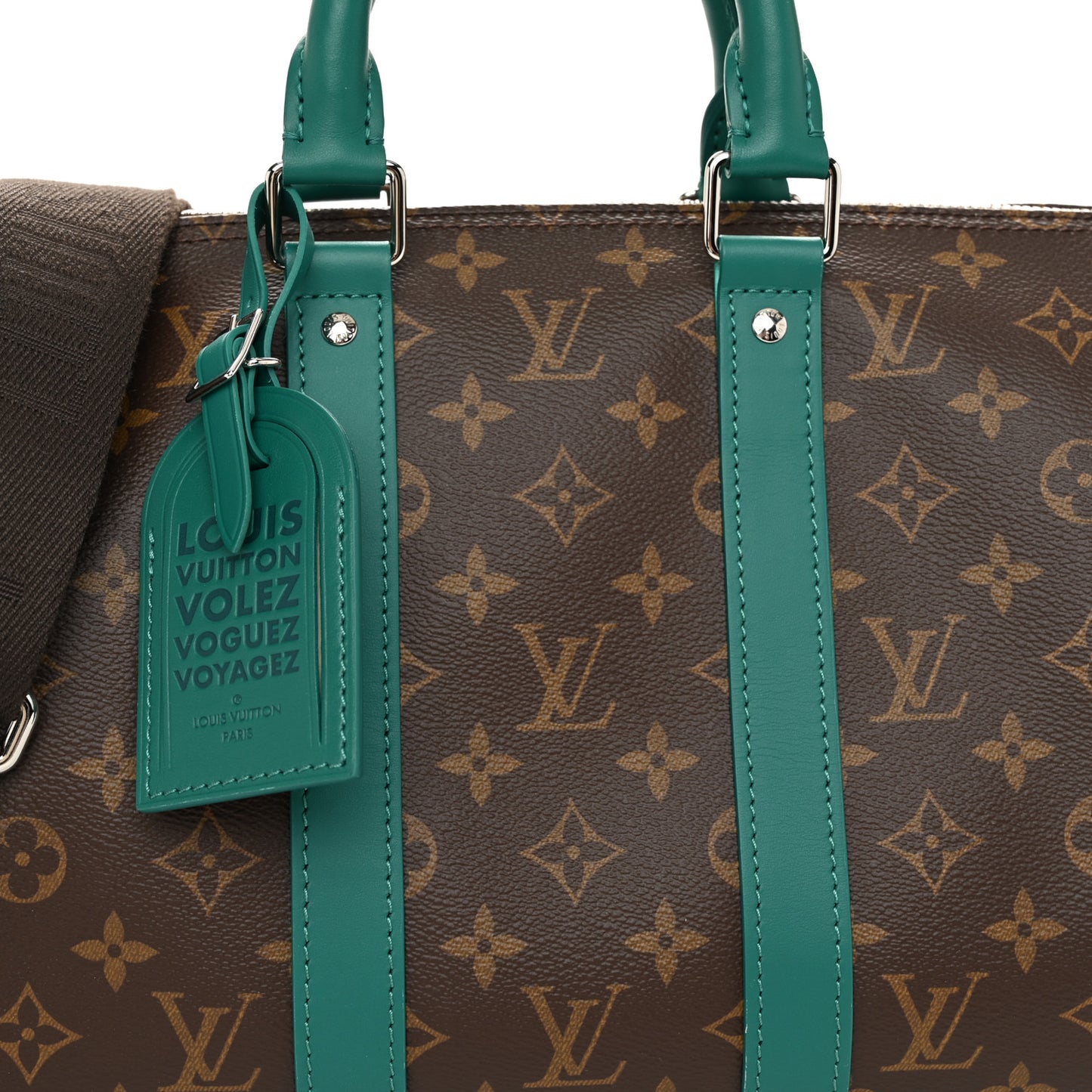 Monogram Macassar Keepall Bandouliere 35 Borneo Green