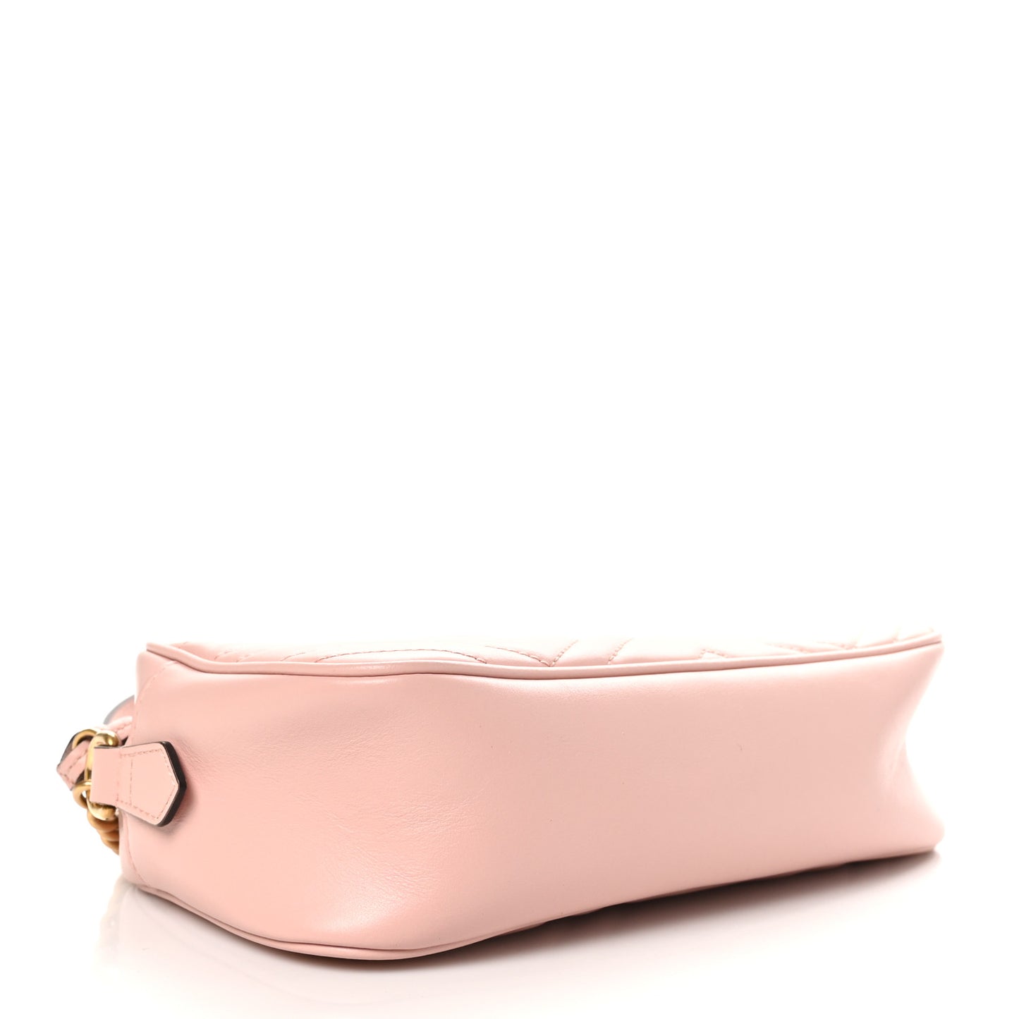 Calfskin Matelasse Small GG Marmont Chain Shoulder Bag Perfect Pink