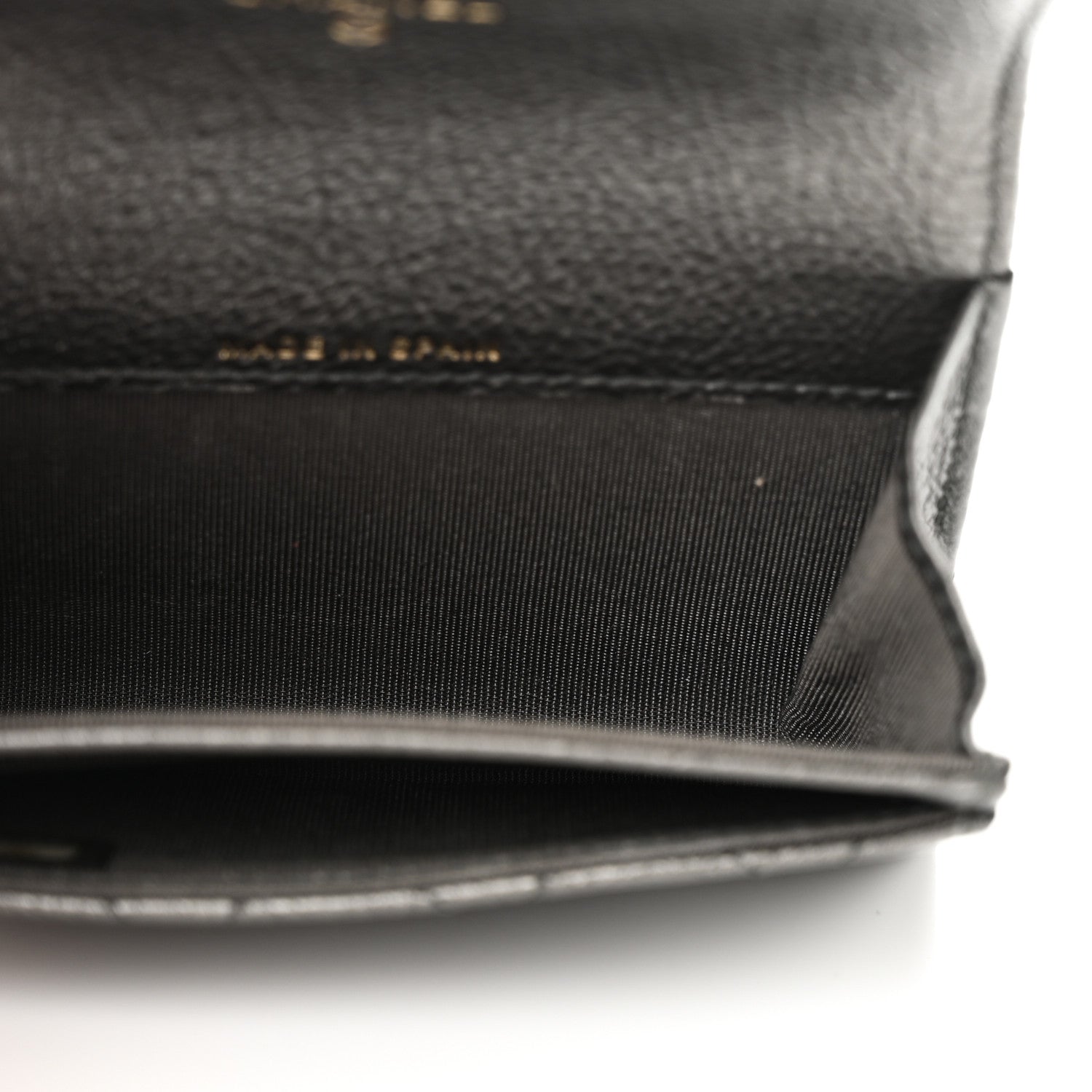 Chanel Metallic Calfskin Quilted Reissue Flap Card Holder Charcoal 5 of 9