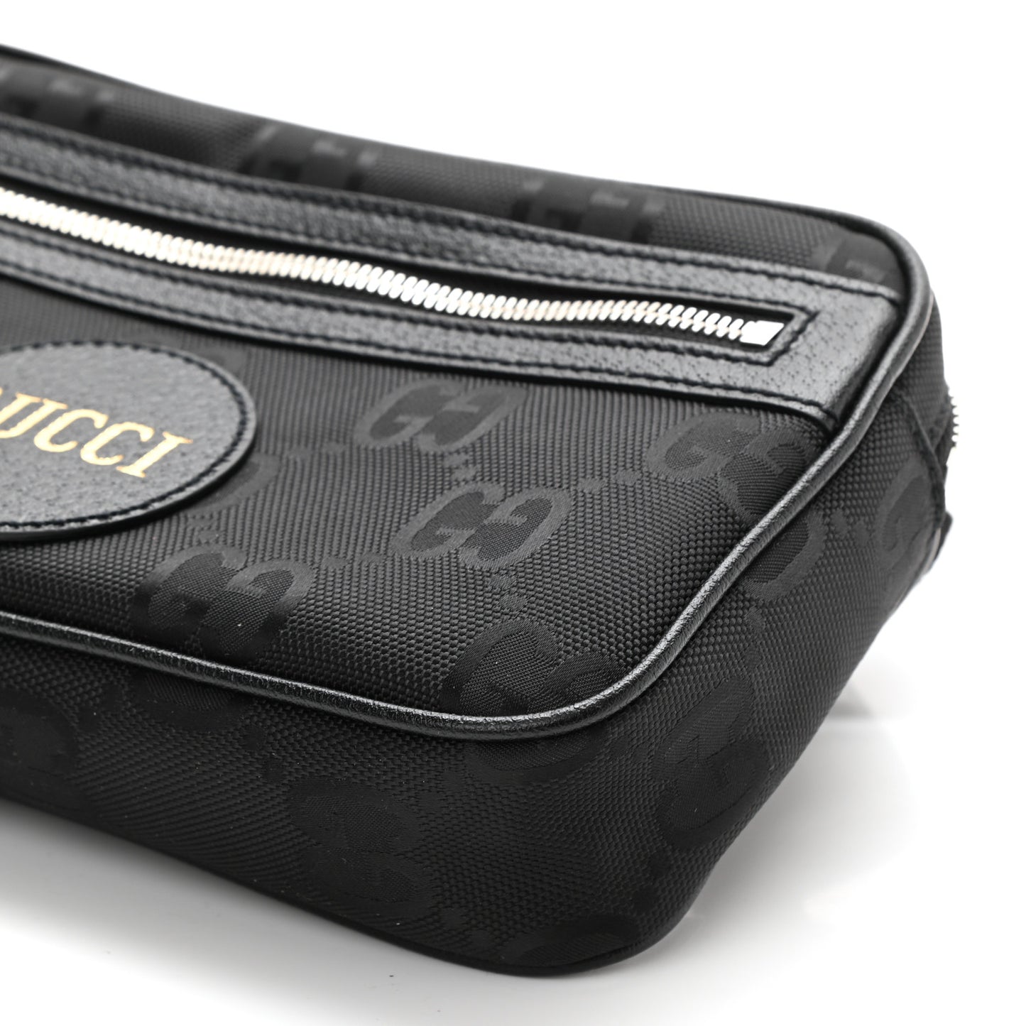 Econyl Nylon Monogram Off The Grid Belt Bag Black