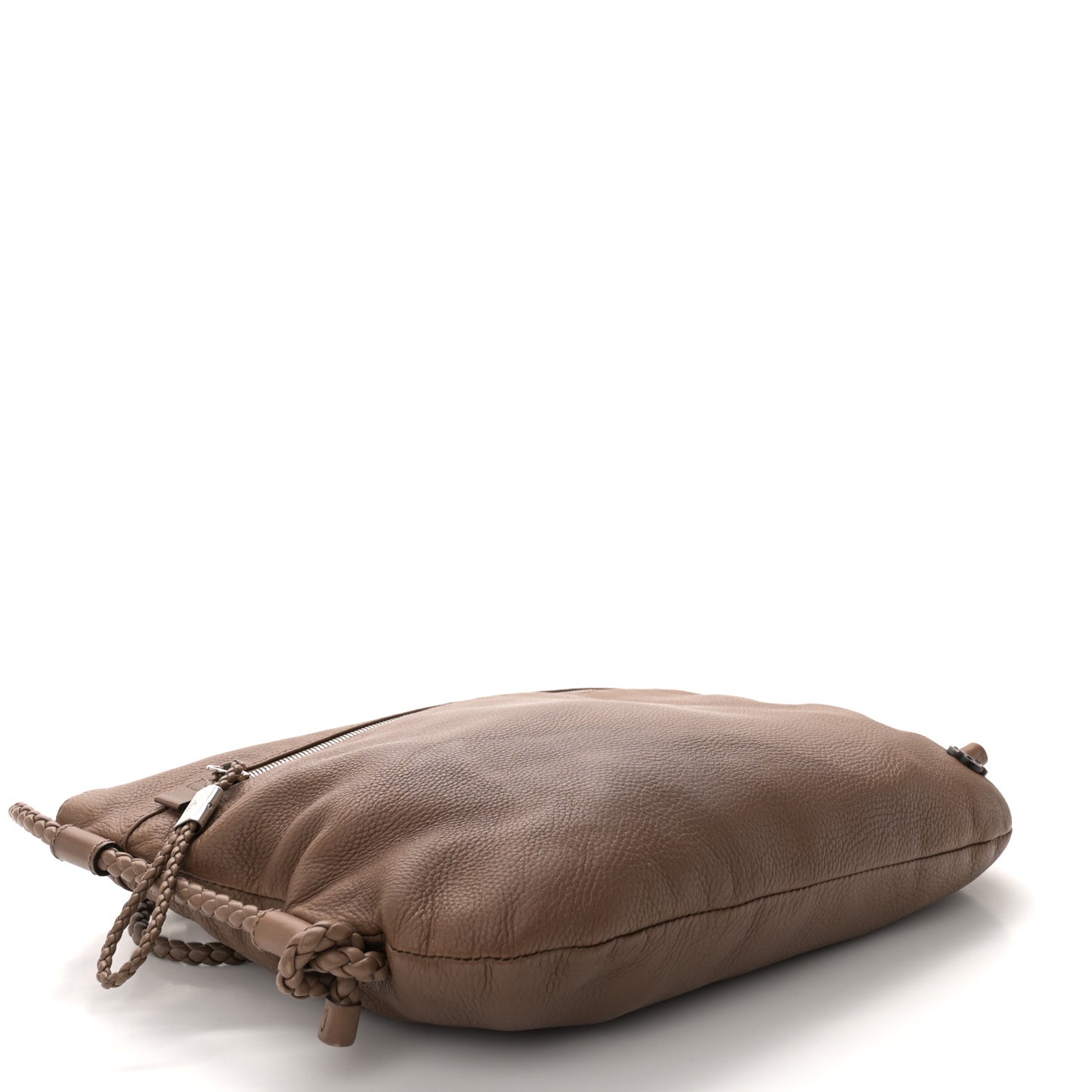 Deerskin Interlocking G Braided Messenger Bag Maple