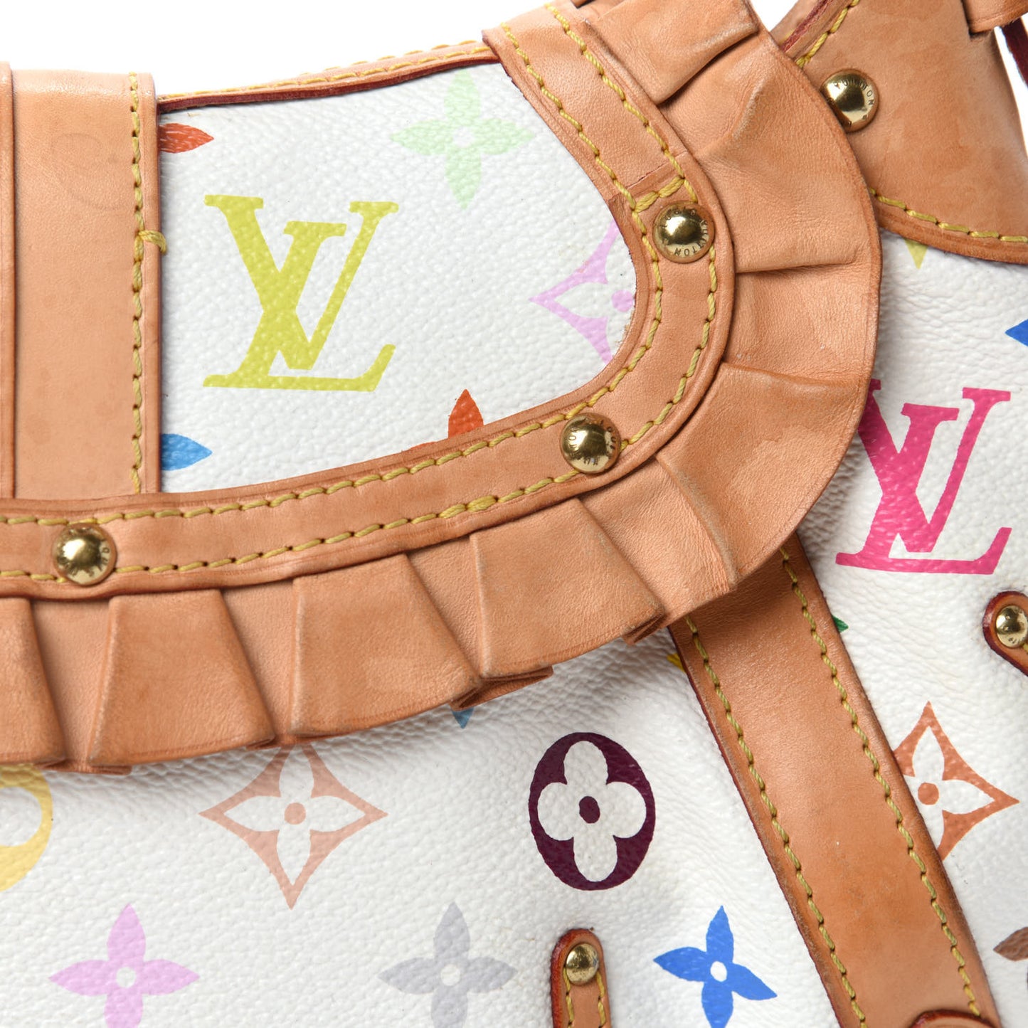 Monogram Multicolor Leonor White