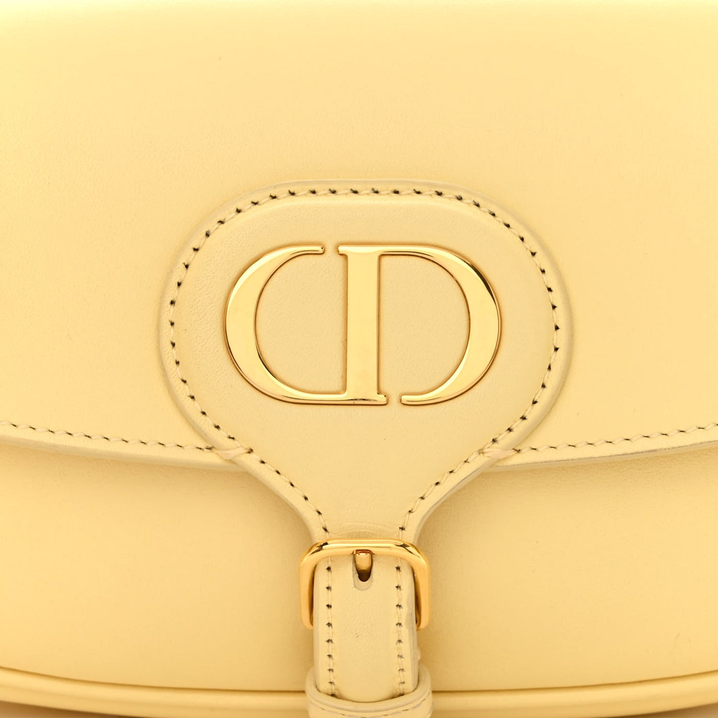 Box Calfskin East West Bobby Bag Pale Yellow