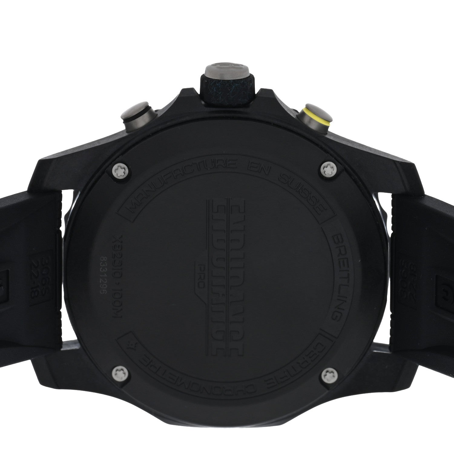 Breitling Breitlight Rubber 44mm Endurance Pro Chronograph Quartz Watch Black X82310 4 of 5