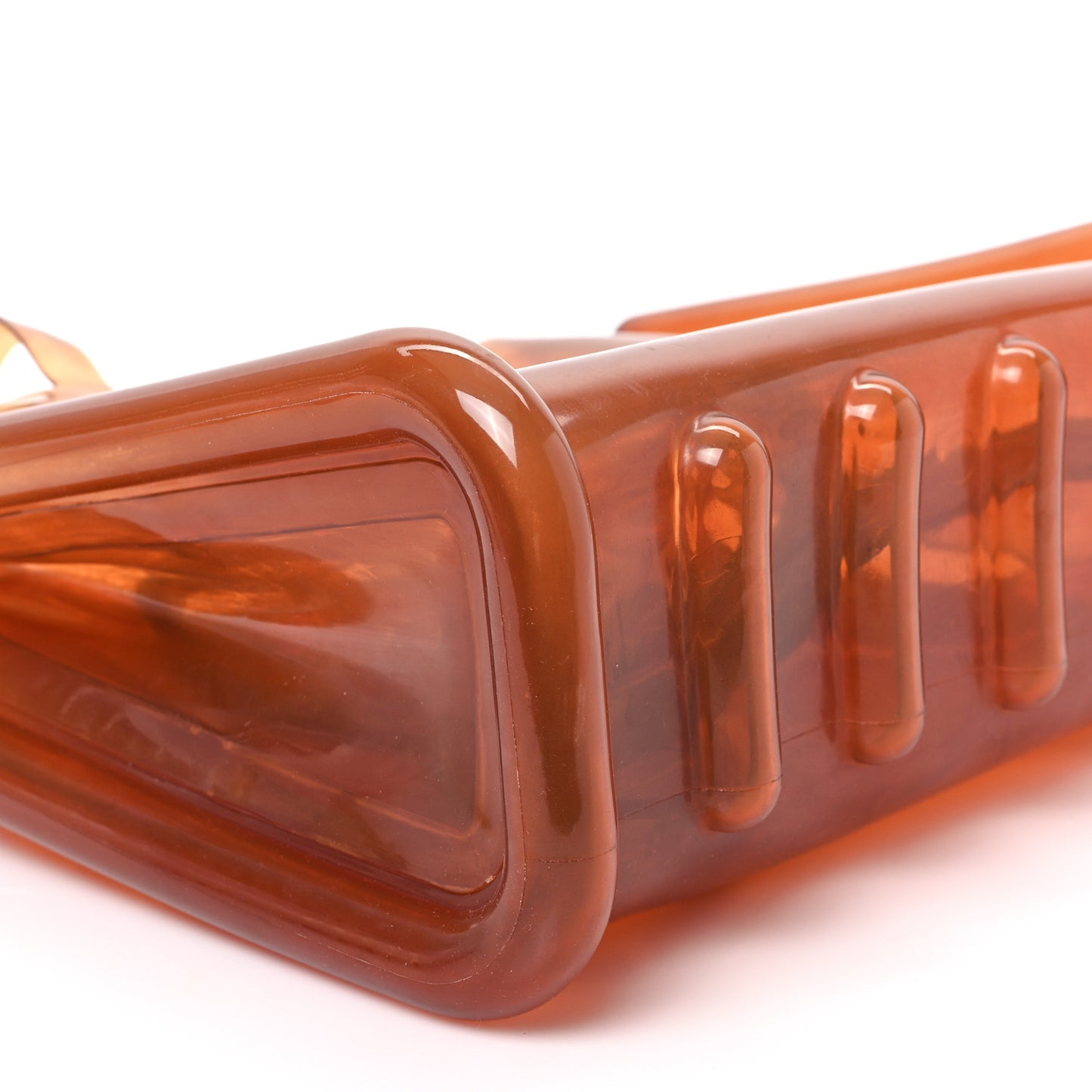 x MELISSA Jelly Medium Shopping Bag Clear Brown