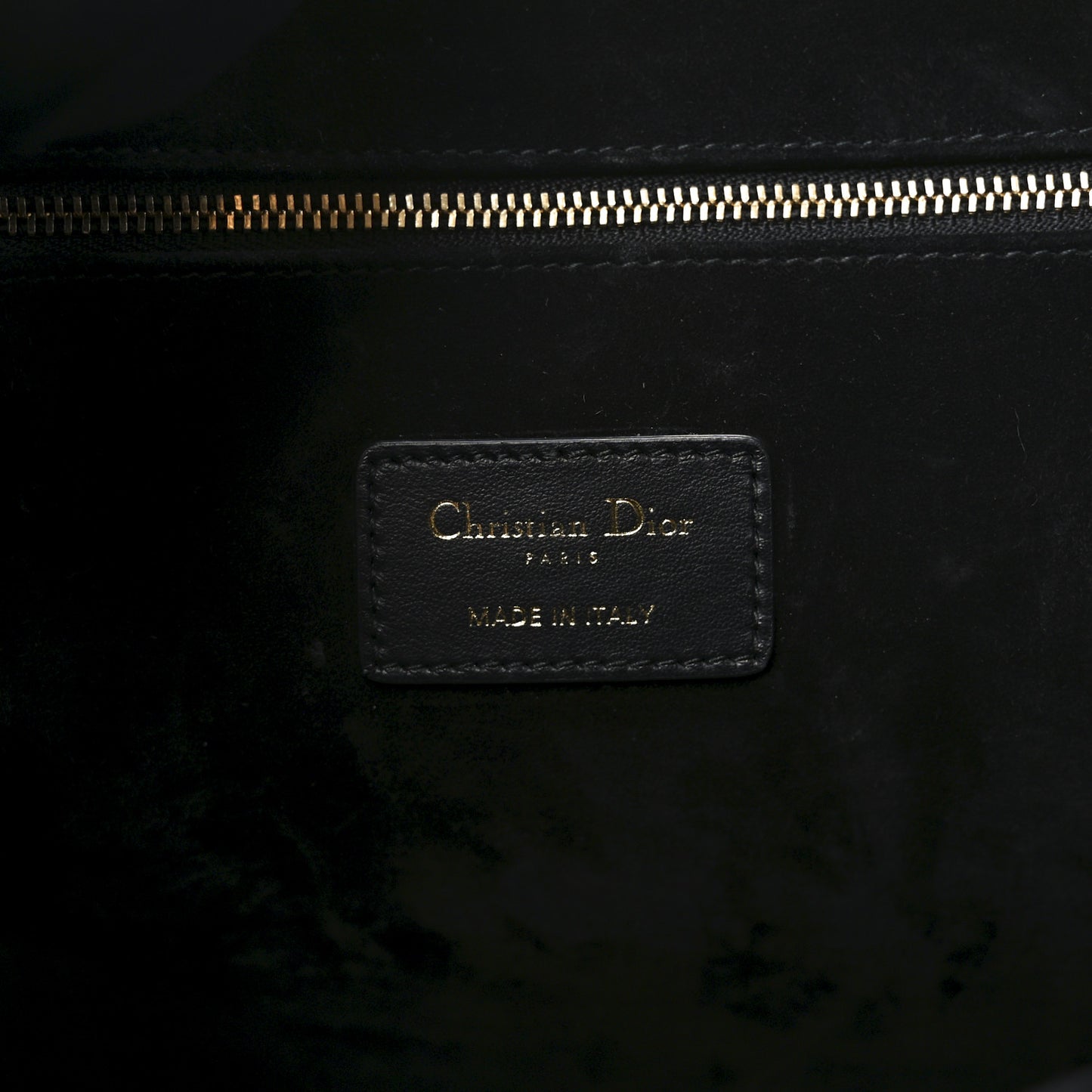 Calfskin Macro Cannage Medium Book Tote Black