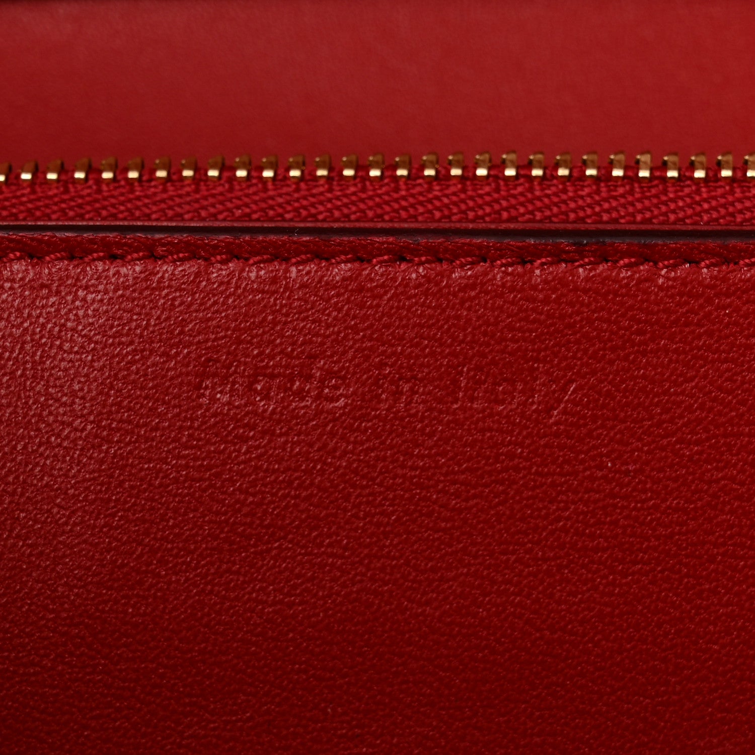 Celine Box Calfskin Medium Classic Box Flap Bag Red 7 of 12