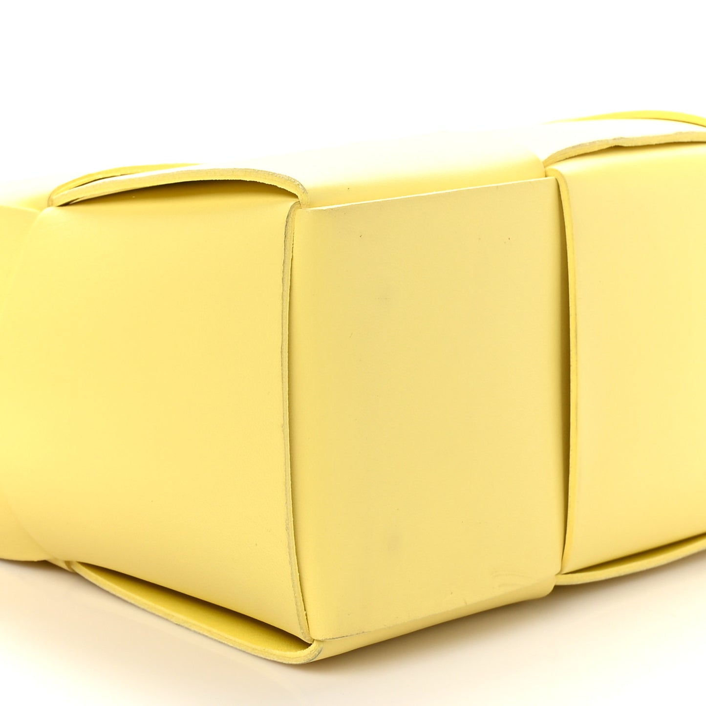 Nappa Maxi Intrecciato Small Arco Tote Yellow
