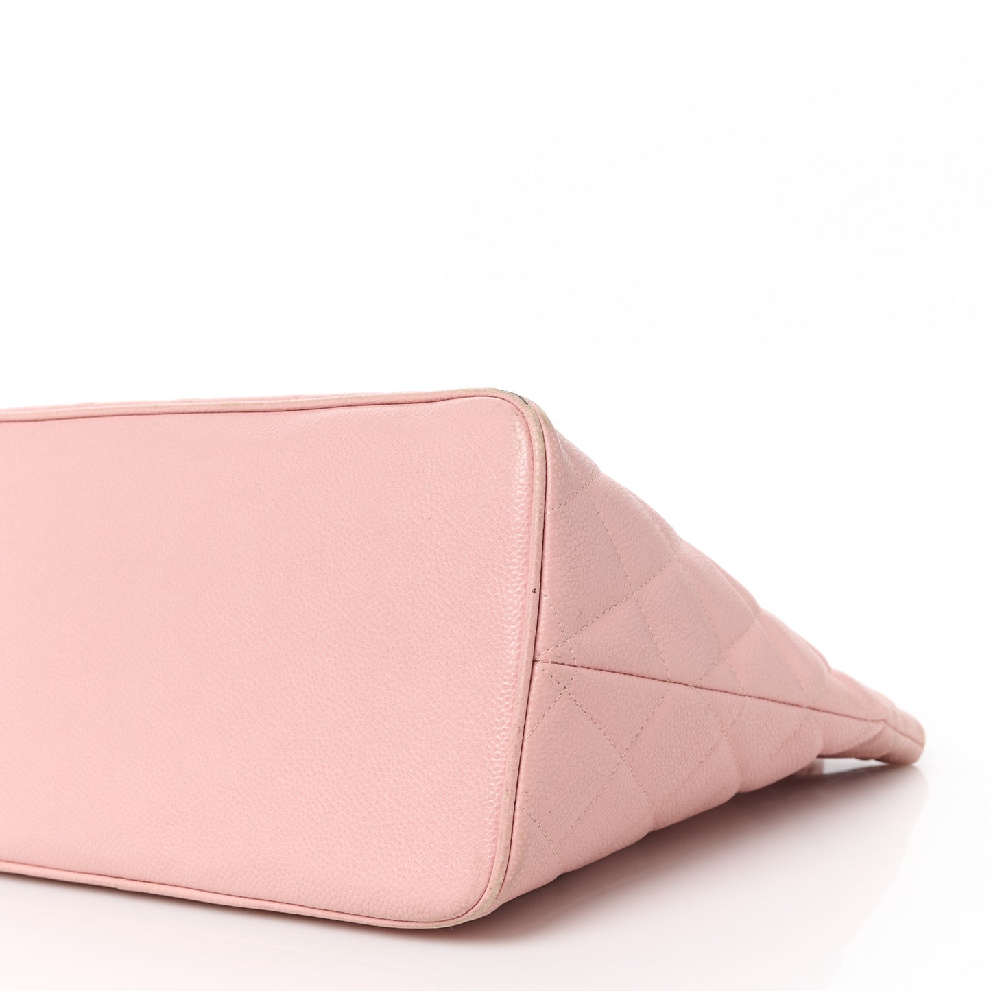 Caviar Quilted Medallion Tote Light Pink