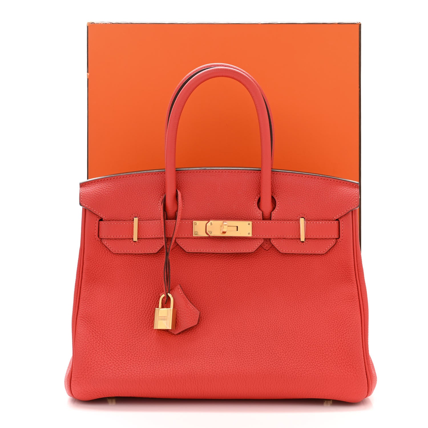 Hermes Togo Birkin 30 Rouge Pivoine 14 of 14