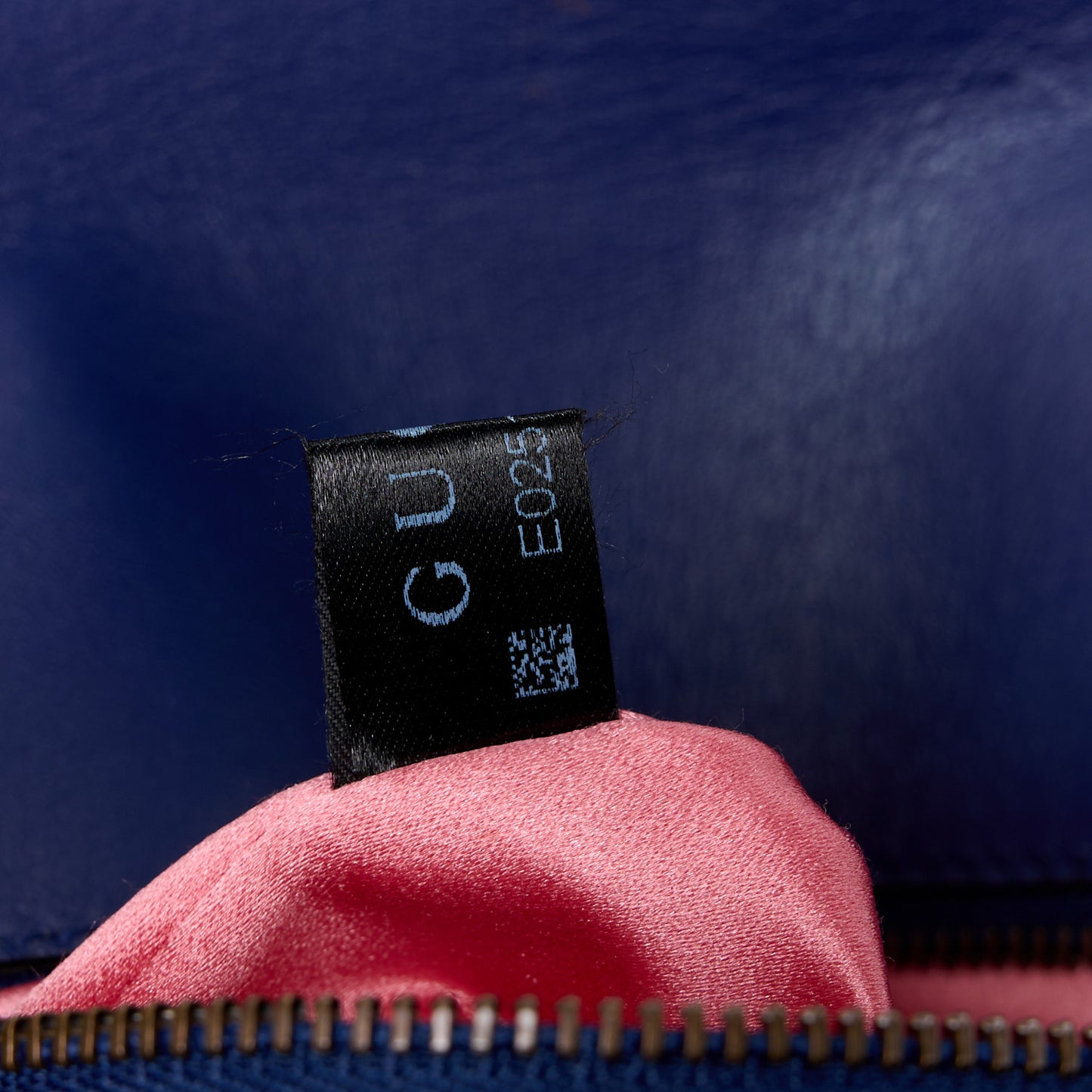 Velvet Matelasse Small GG Marmont Shoulder Bag Cobalt Blue
