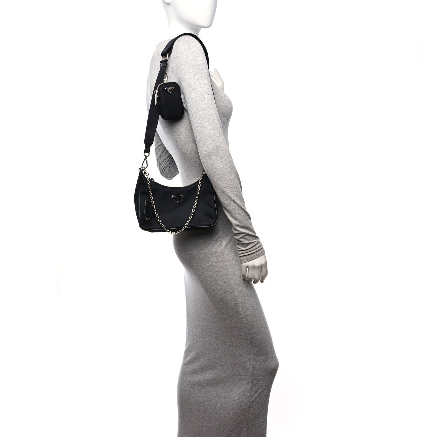 Nylon Re-Edition 2005 Shoulder Bag Black