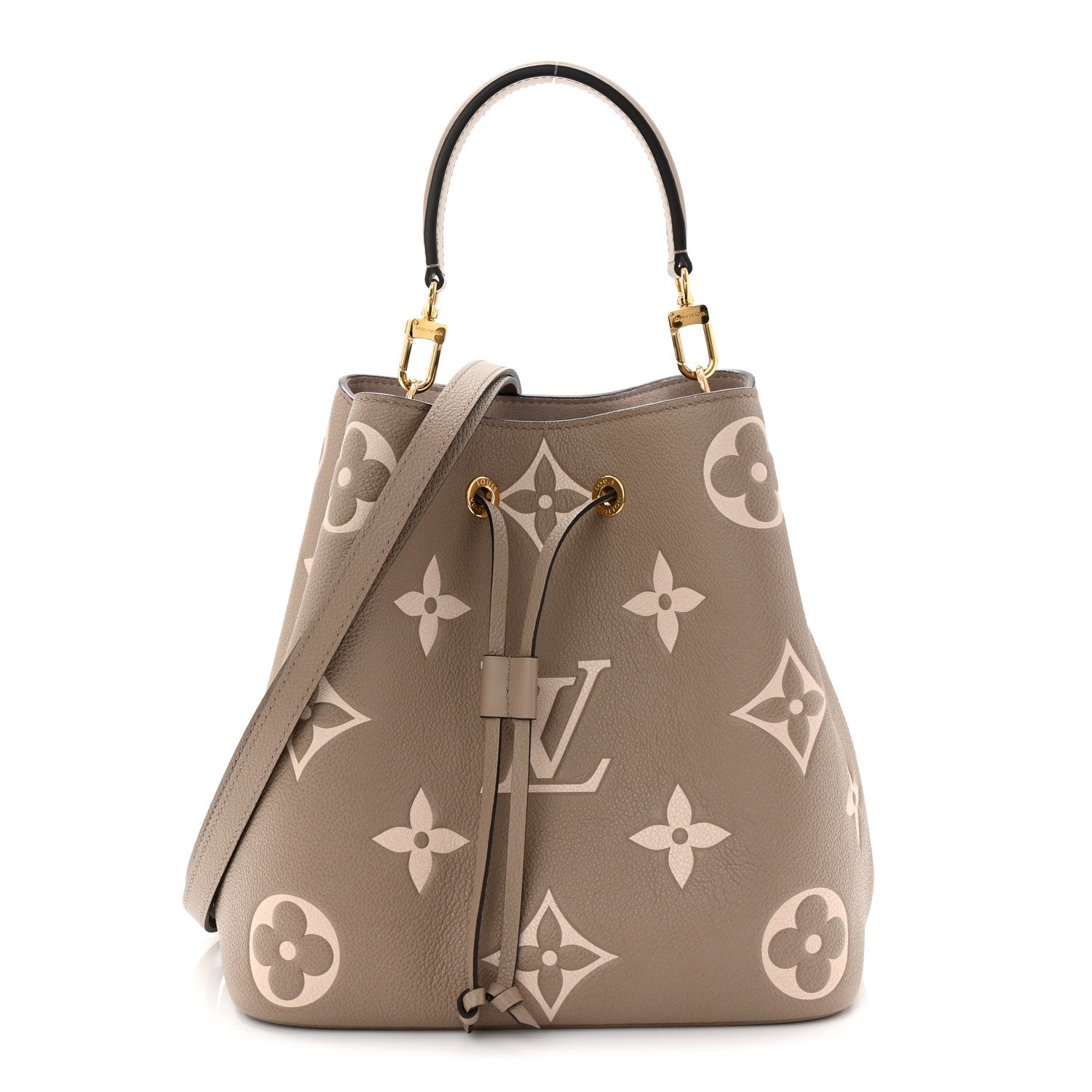モンテカルロのエトワール Louis Vuitton Empreinte Monogram Giant Neonoe MM Tourterelle Creme
