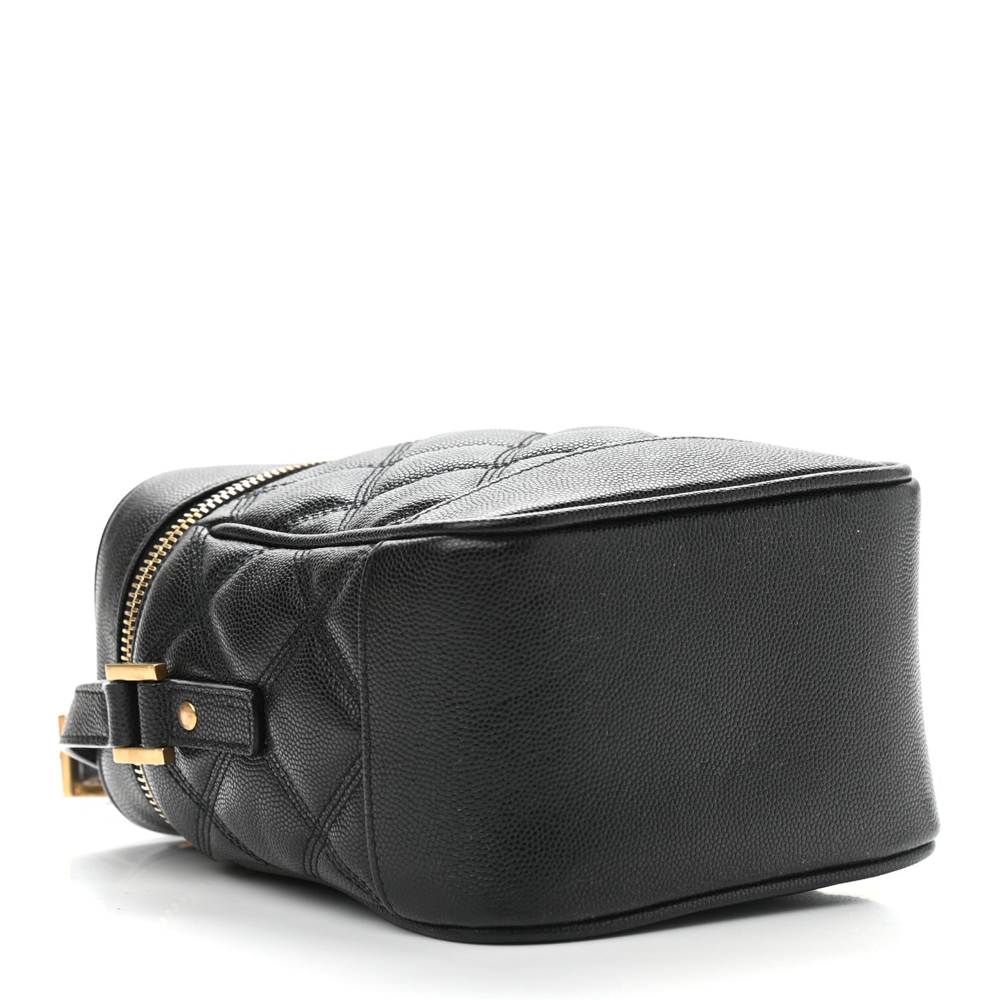 Grain de Poudre Quilted 80's Vanity Bag Black