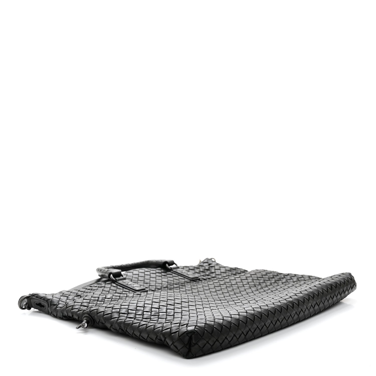 Bottega Veneta Nappa Intrecciato Maxi Convertible Tote Black 4 of 12