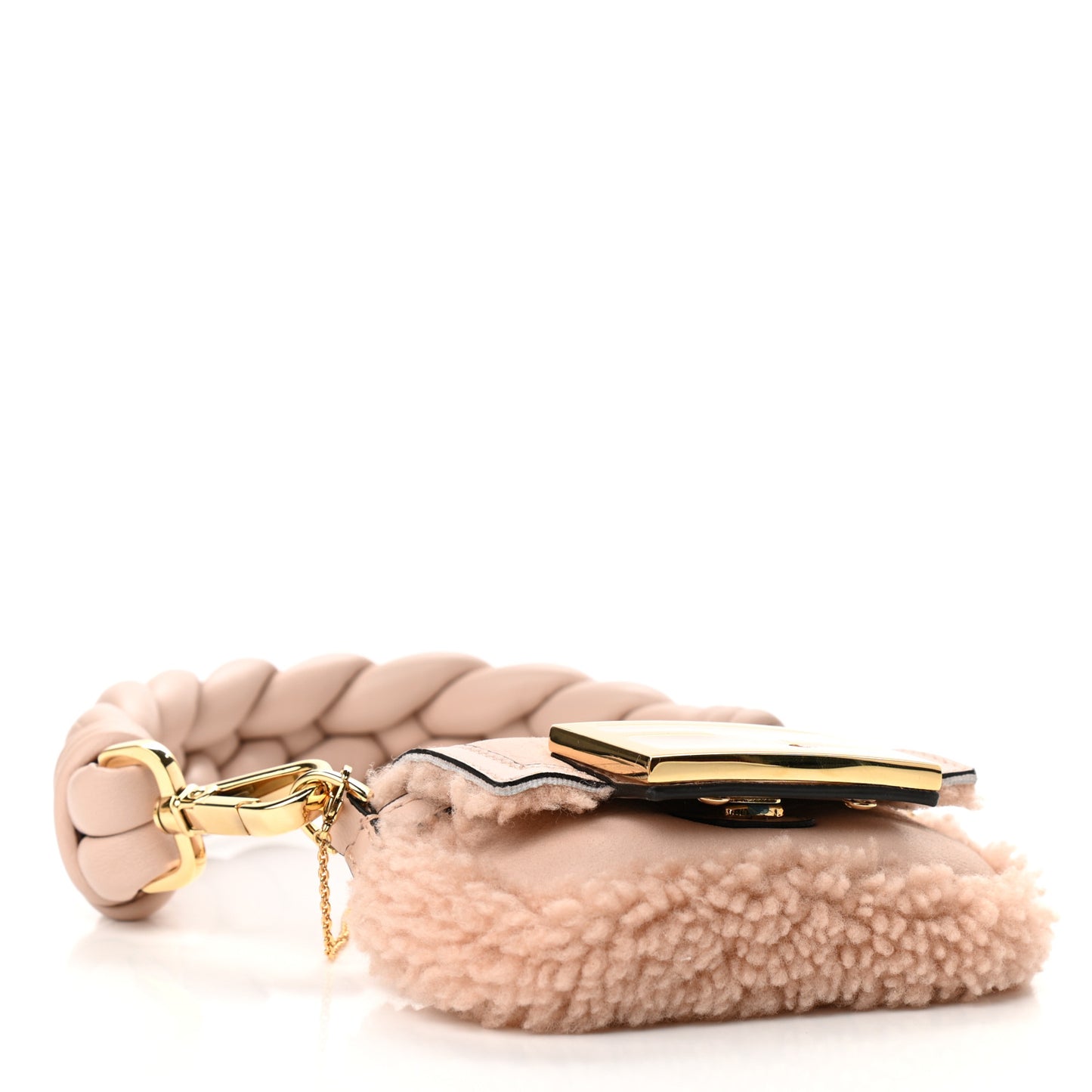 Lambskin Shearling Nano Baguette Maxi Handle Charm Soap