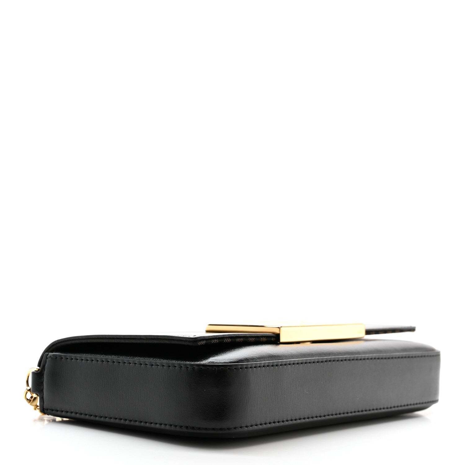 Fendi Vitello Palmellato Wallet on Chain with Pouches Black 5 of 10