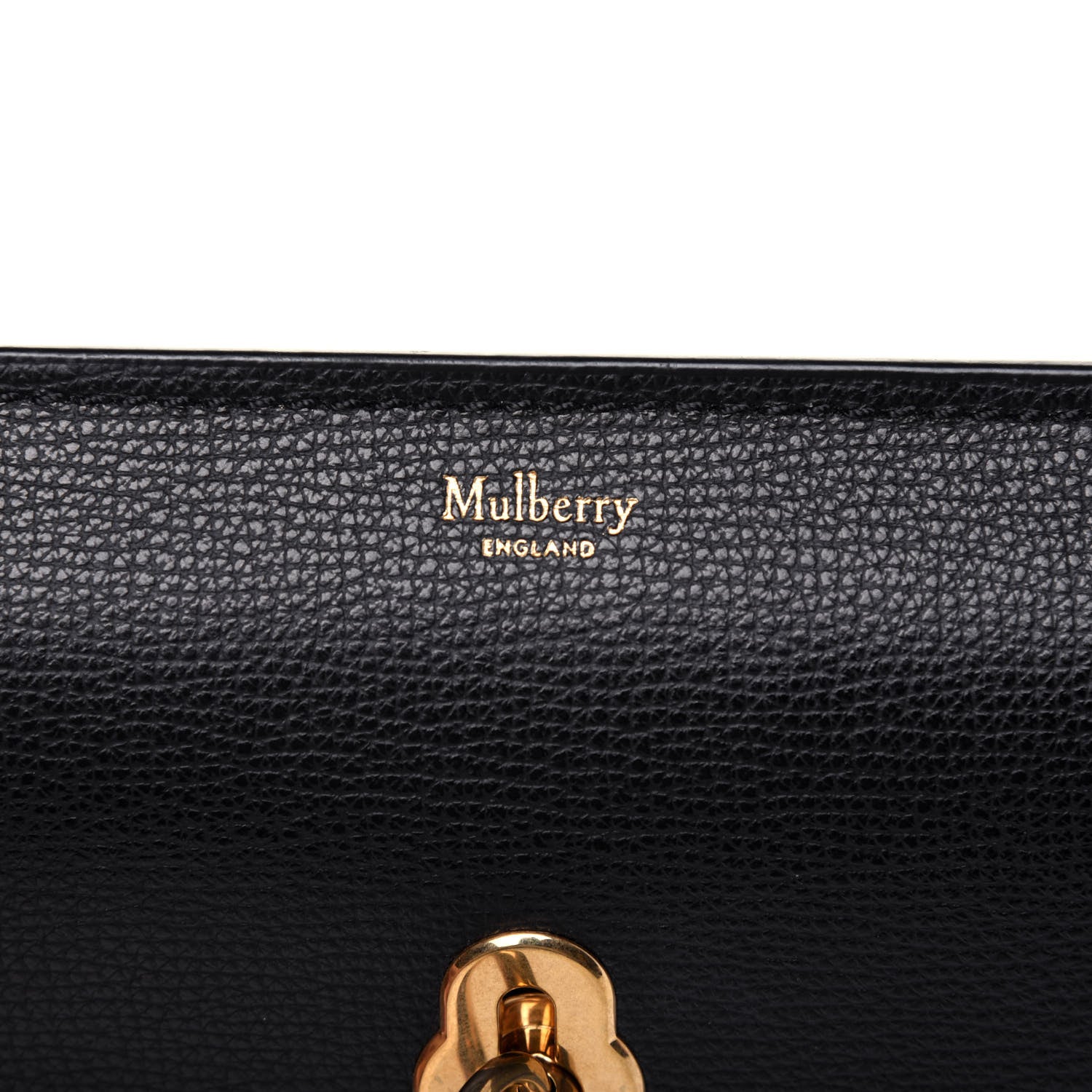 Mulberry Small Classic Grain Medium Amberley Wallet Black 6 of 14