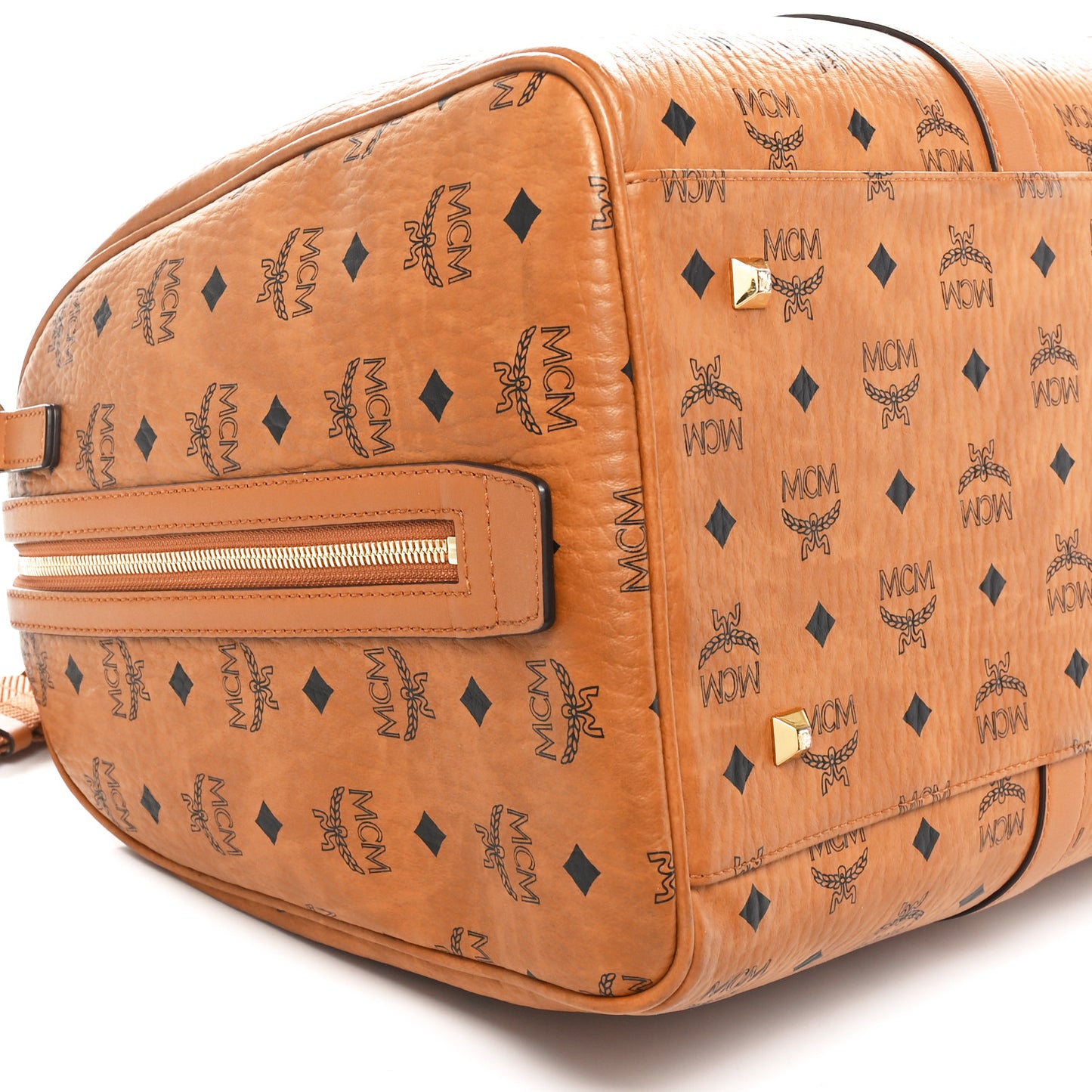 Visetos Large Traveler Weekender Bag Cognac