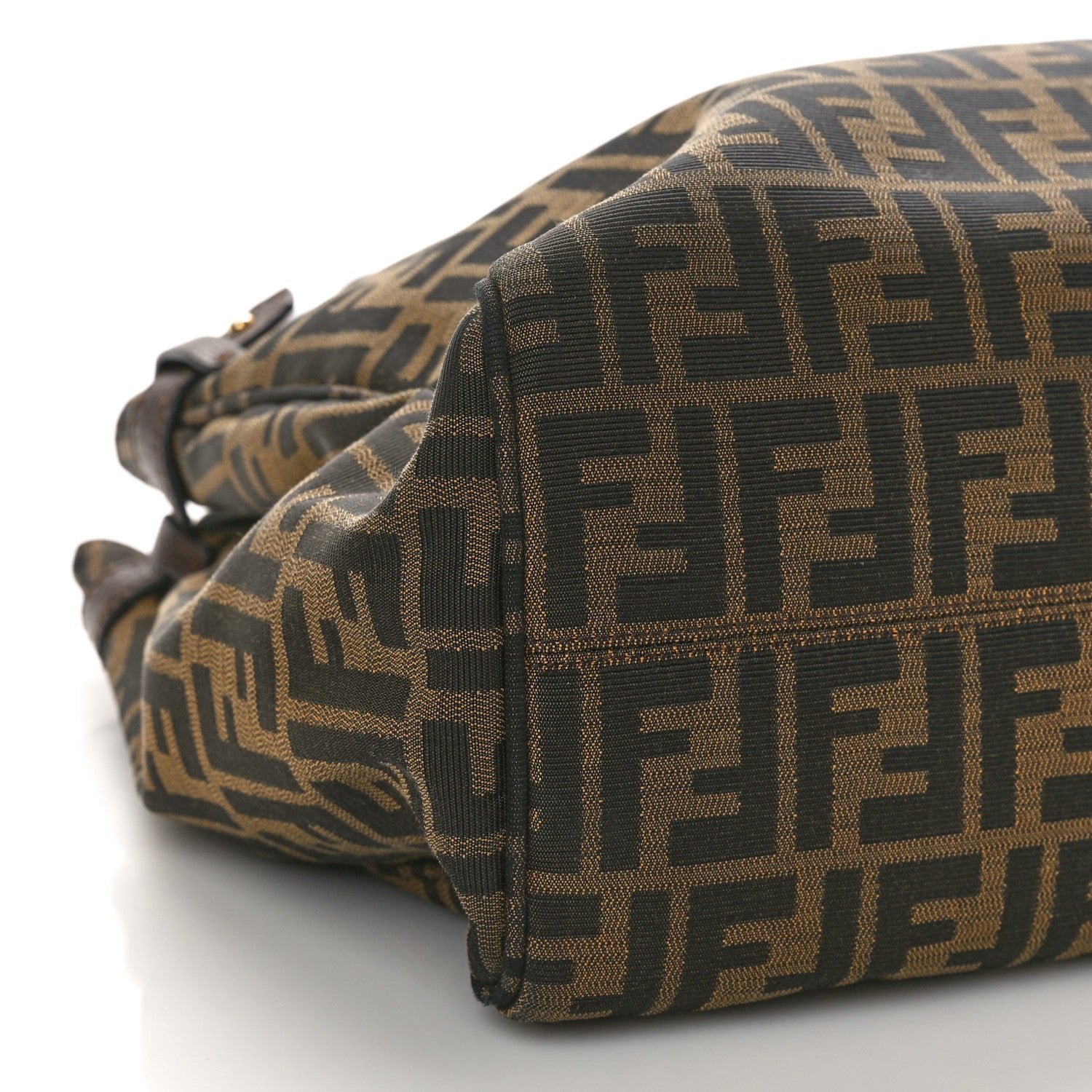 Fendi Zucca Vitello Artic Grande Tote Tobacco 9 of 14