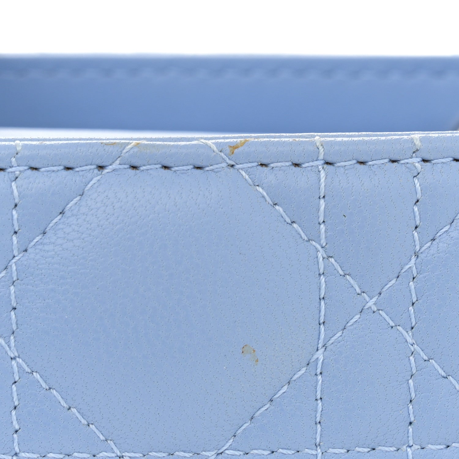 Christian Dior Lambskin Cannage Mini Lady Dior Blue 13 of 13